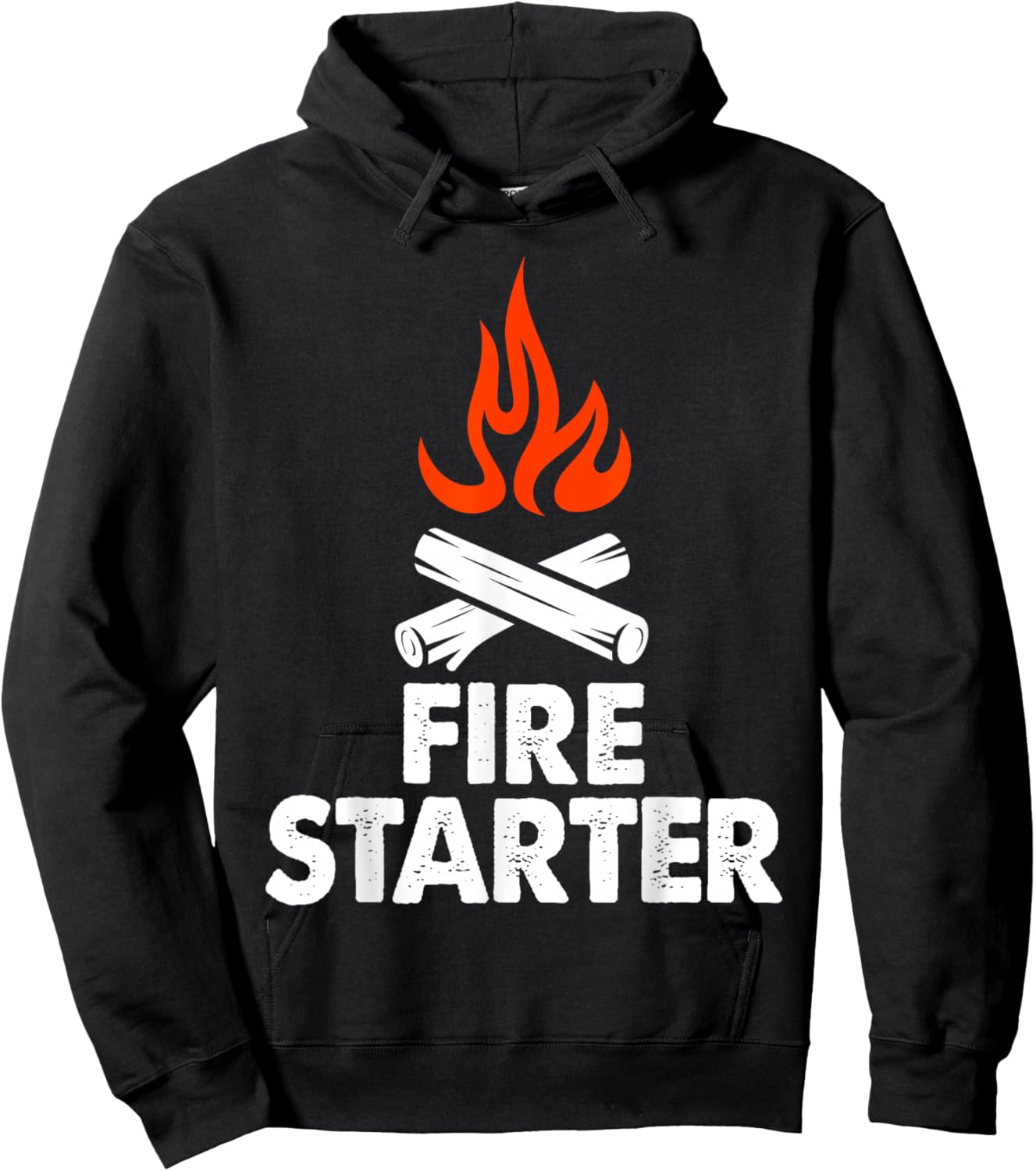Fire Starter Shirt Men Campfire Starter Hoodie - Hoodie | Black