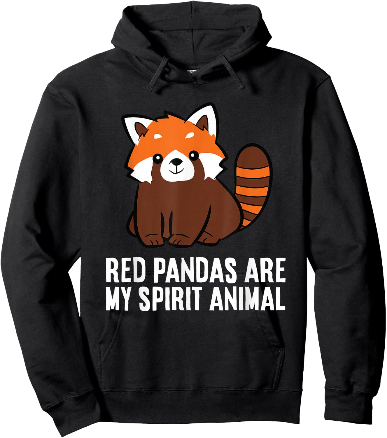 Red Pandas Are My Spirit Animal Cute Red Panda Hoodie - Hoodie | Black