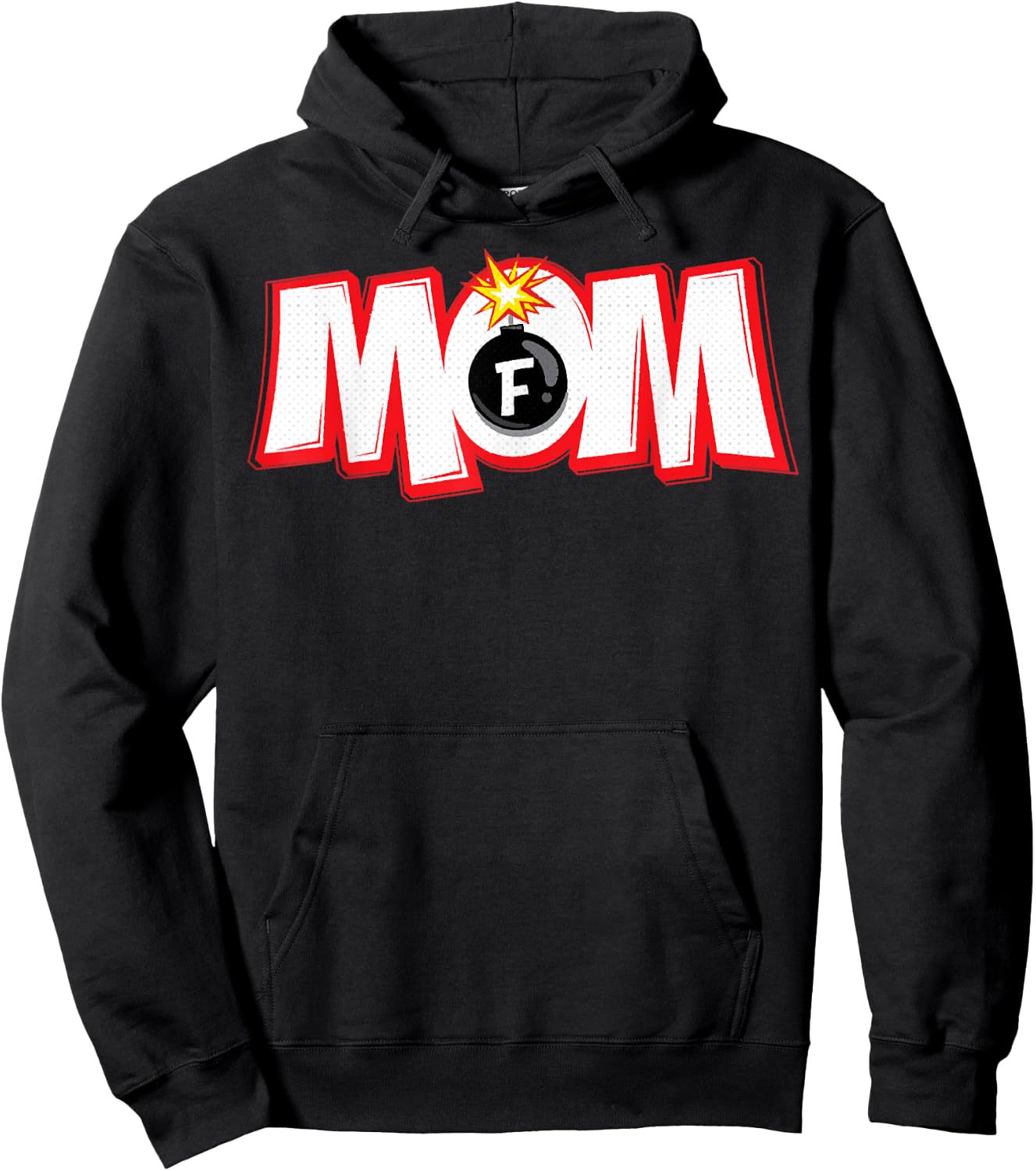 F-Bomb Mom, Mothers Day , Mom, Mama Hoodie - Hoodie | Black