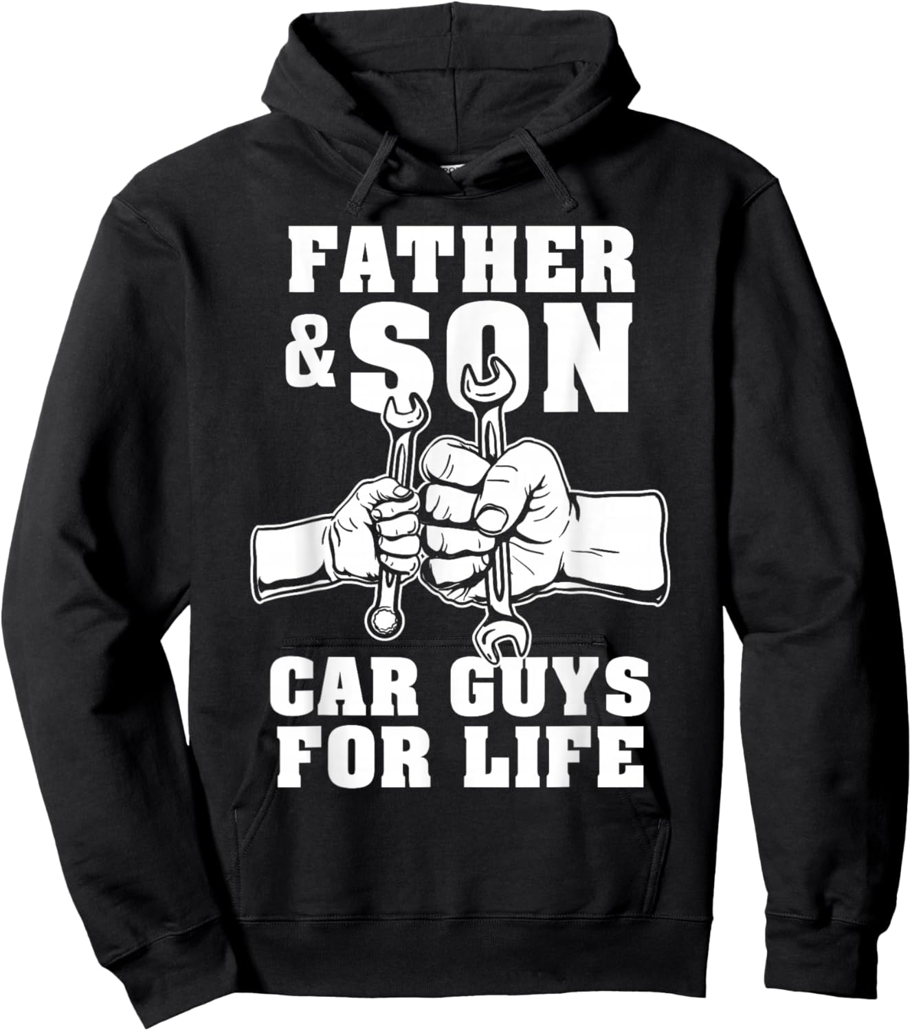 Father And Son Car Guys For Life Cute Car Mechanic Hoodie - Hoodie | Black