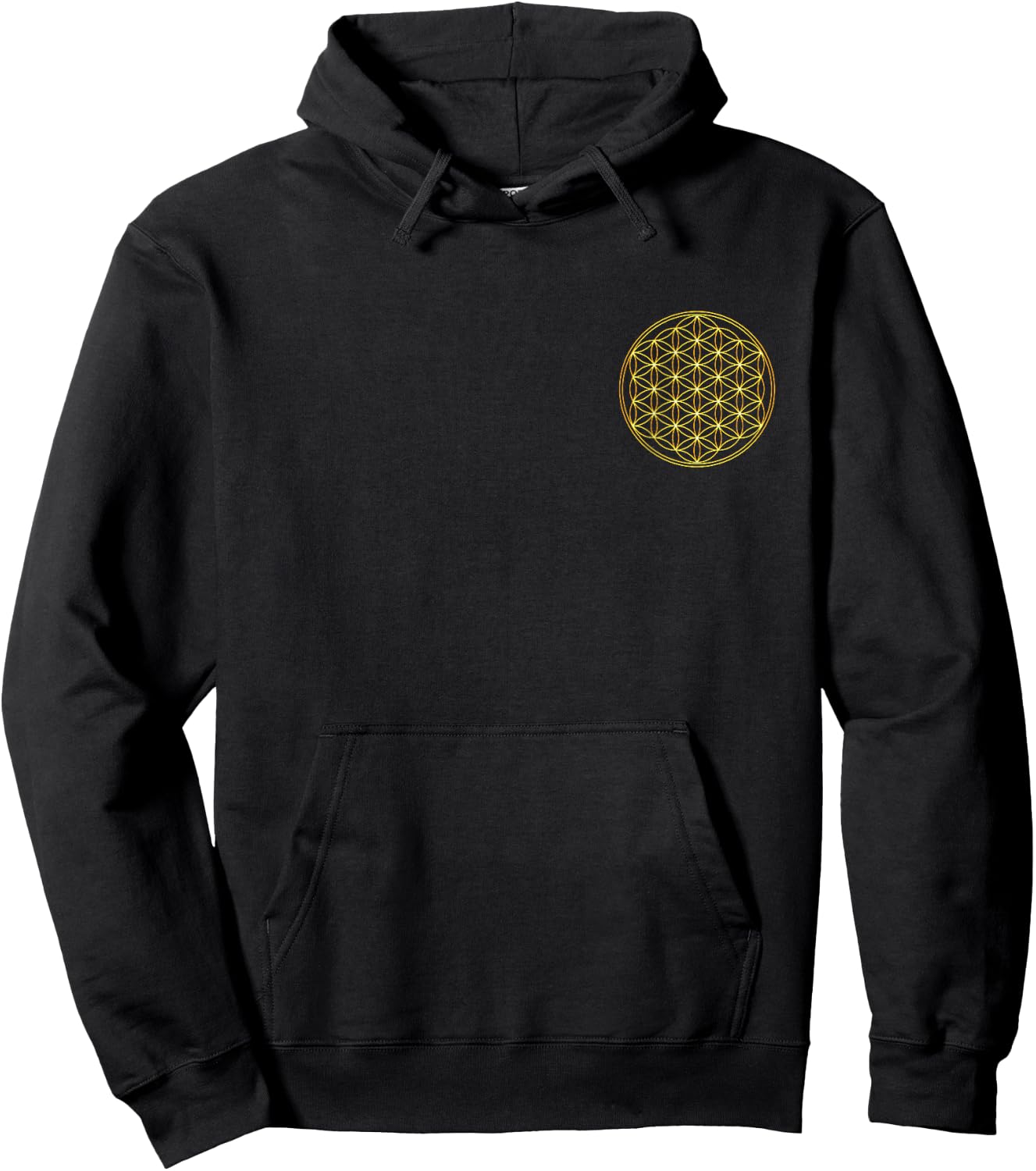 Flower of Life, Sacred Geometry, Yoga, Flower of Life Hoodie - Hoodie | Black