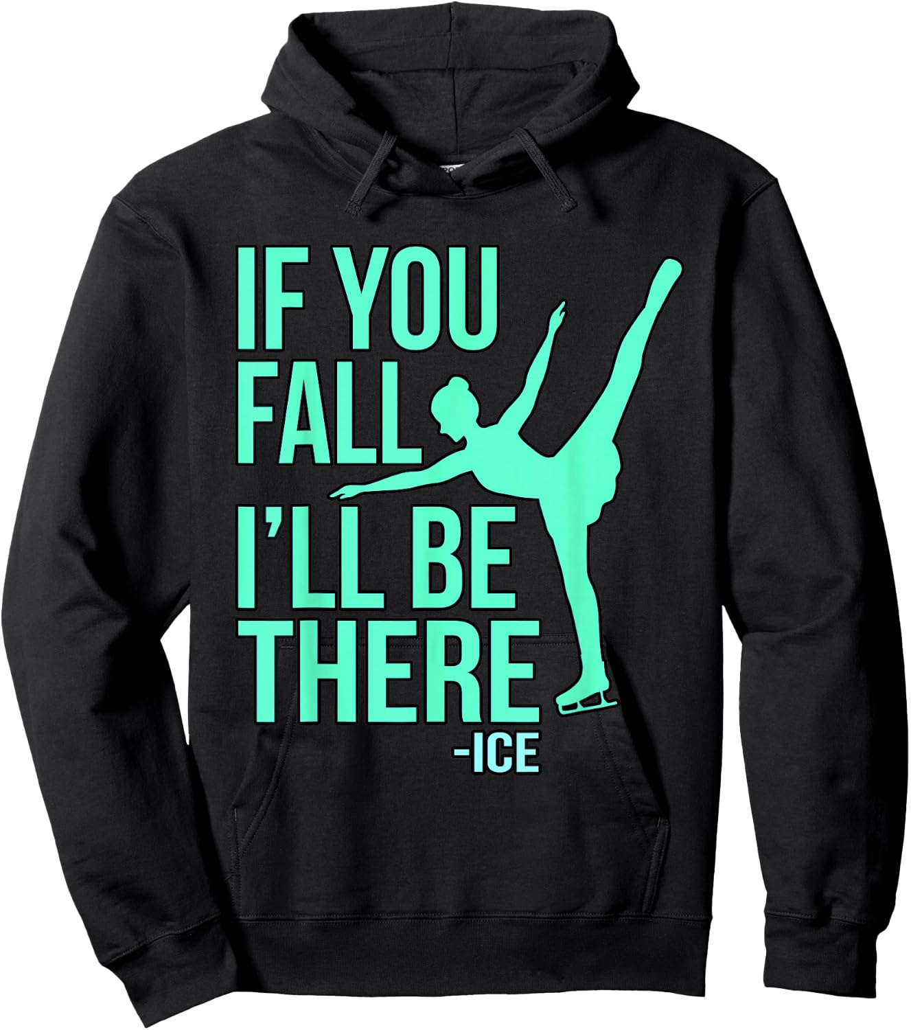 Figure Skating Ice Skating Figure Skater Hoodie - Hoodie | Black