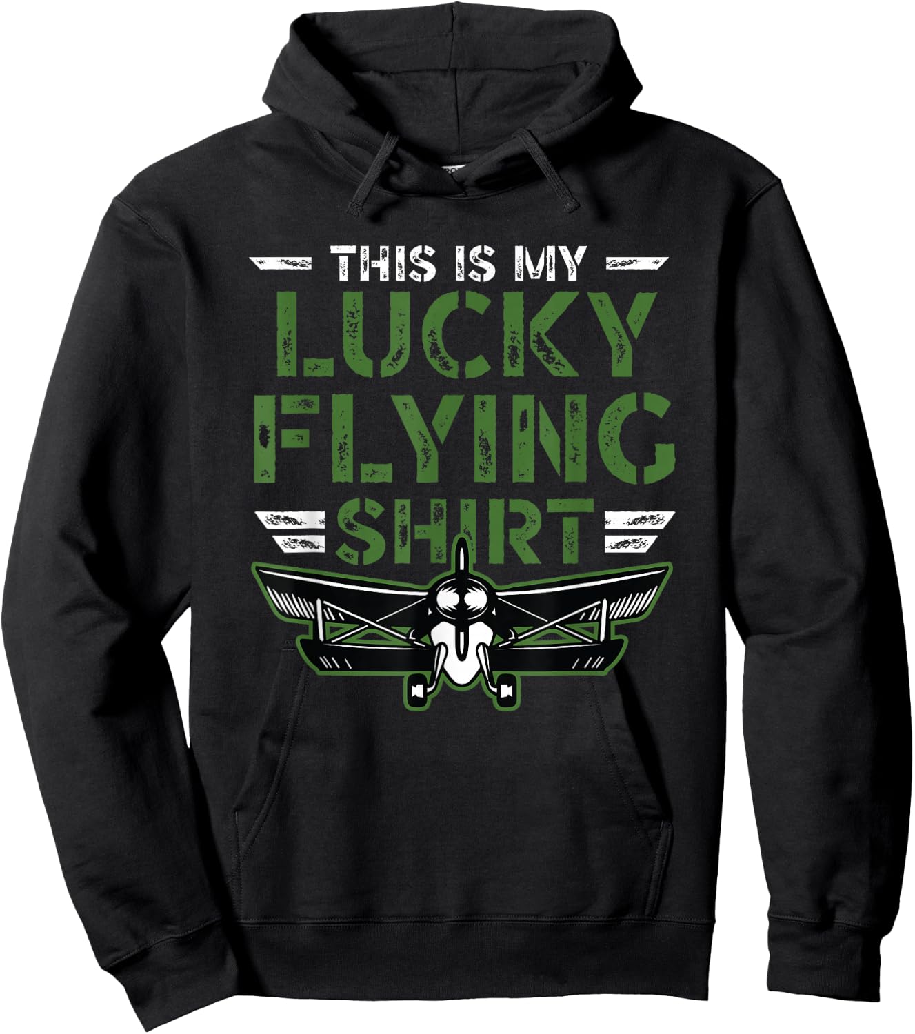 This Is My Lucky Flying Hoodie - Hoodie | Black