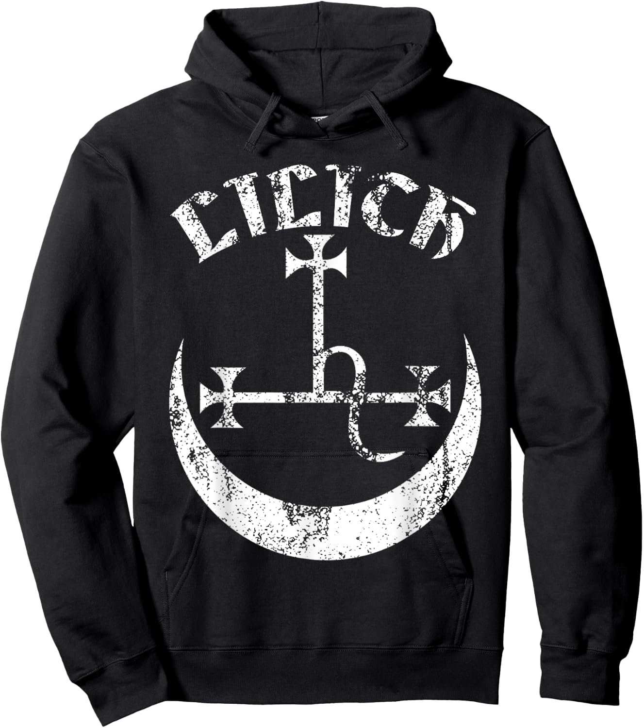 Lilith Moon Devil Black Pagan Samael Witchcraft Occult Goth Hoodie - Hoodie | Black