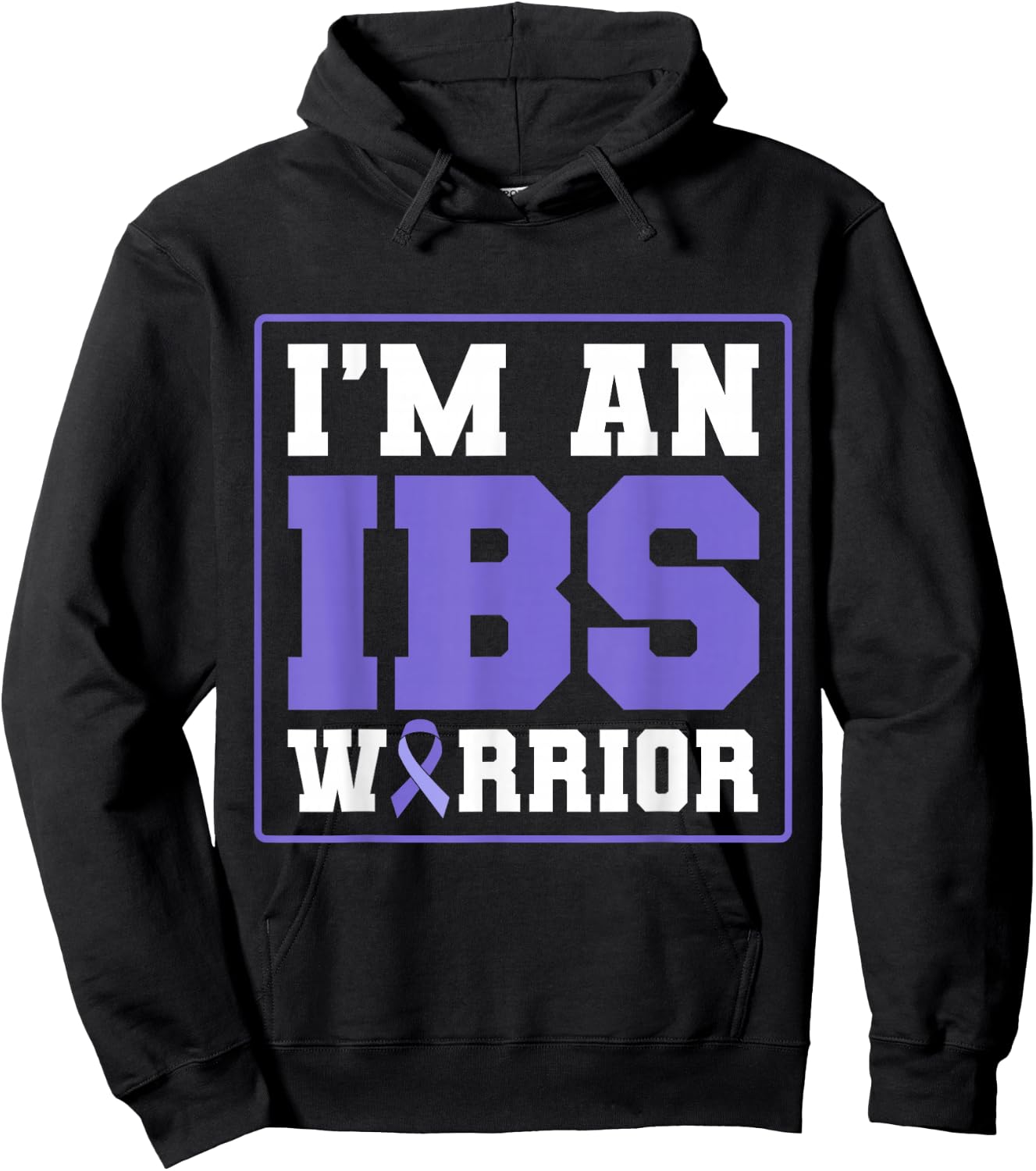 I'm An IBS Warrior Irritable Bowel Syndrome Hoodie - Hoodie | Black