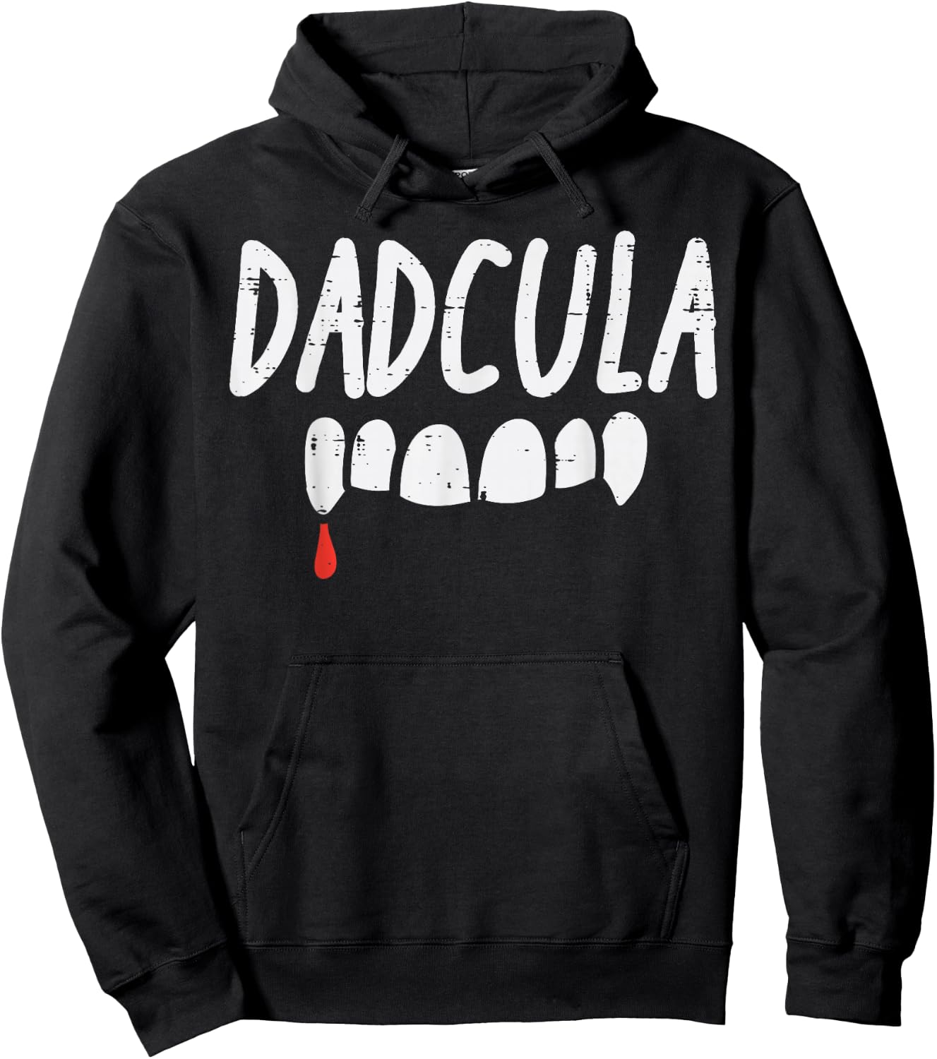 Dadcula Dad Dracula Halloween Family Matching Daddy Papa Men Hoodie - Hoodie | Black