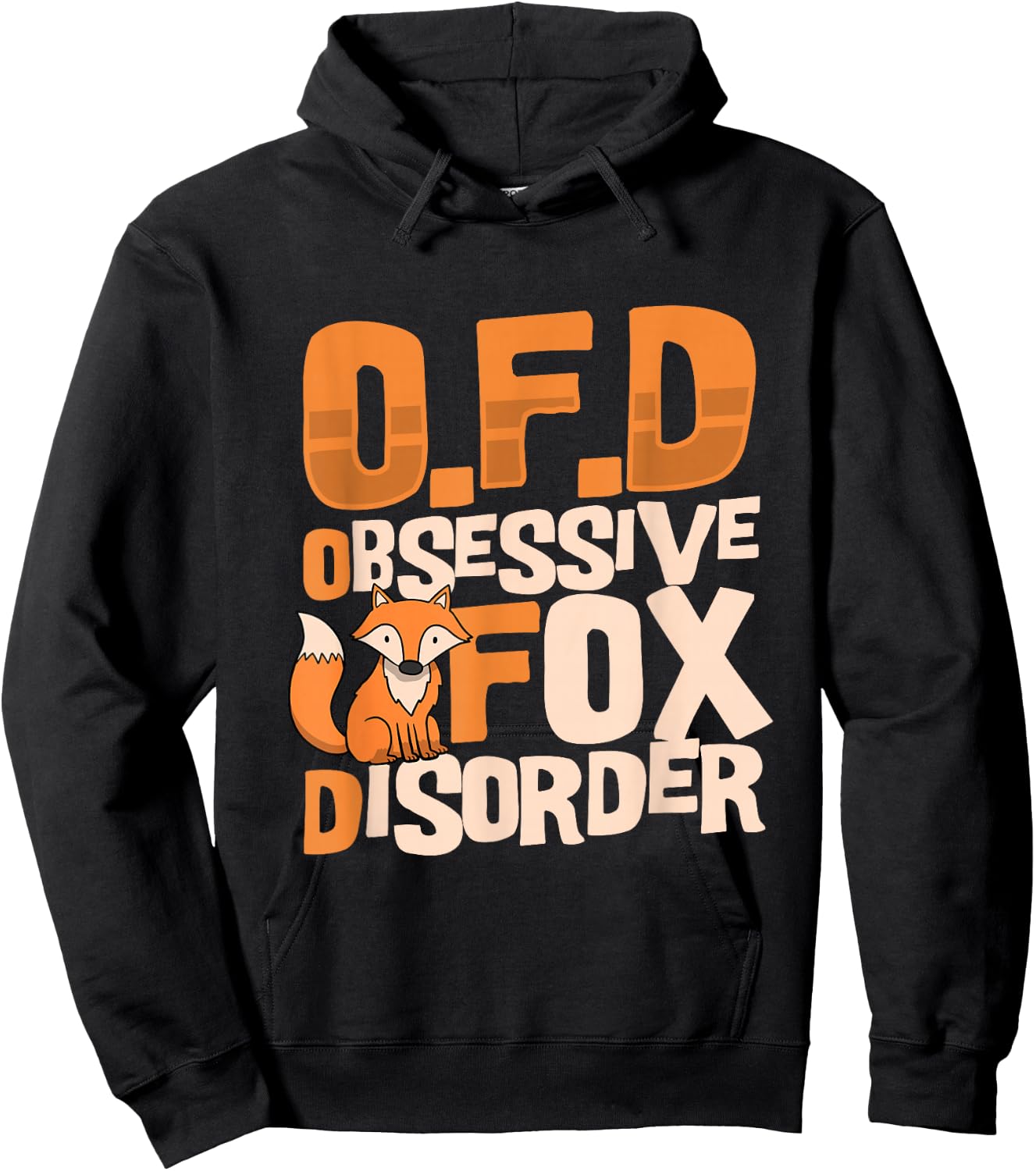 Fox Gifts for Fox Lovers Women Vintage Red Foxes Smart Kids Hoodie - Hoodie | Black