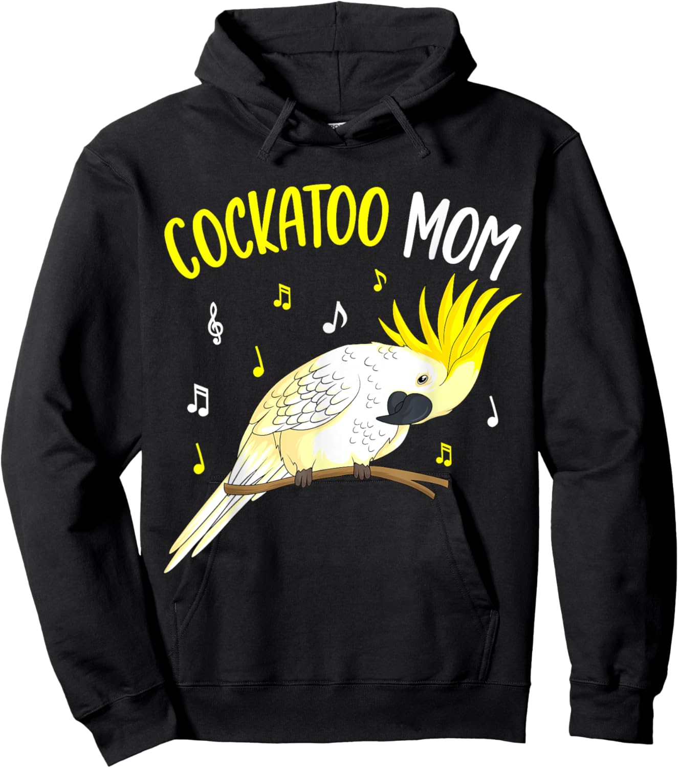Cockatoo Mom Funny Parrot Bird Women Hoodie - Hoodie | Black