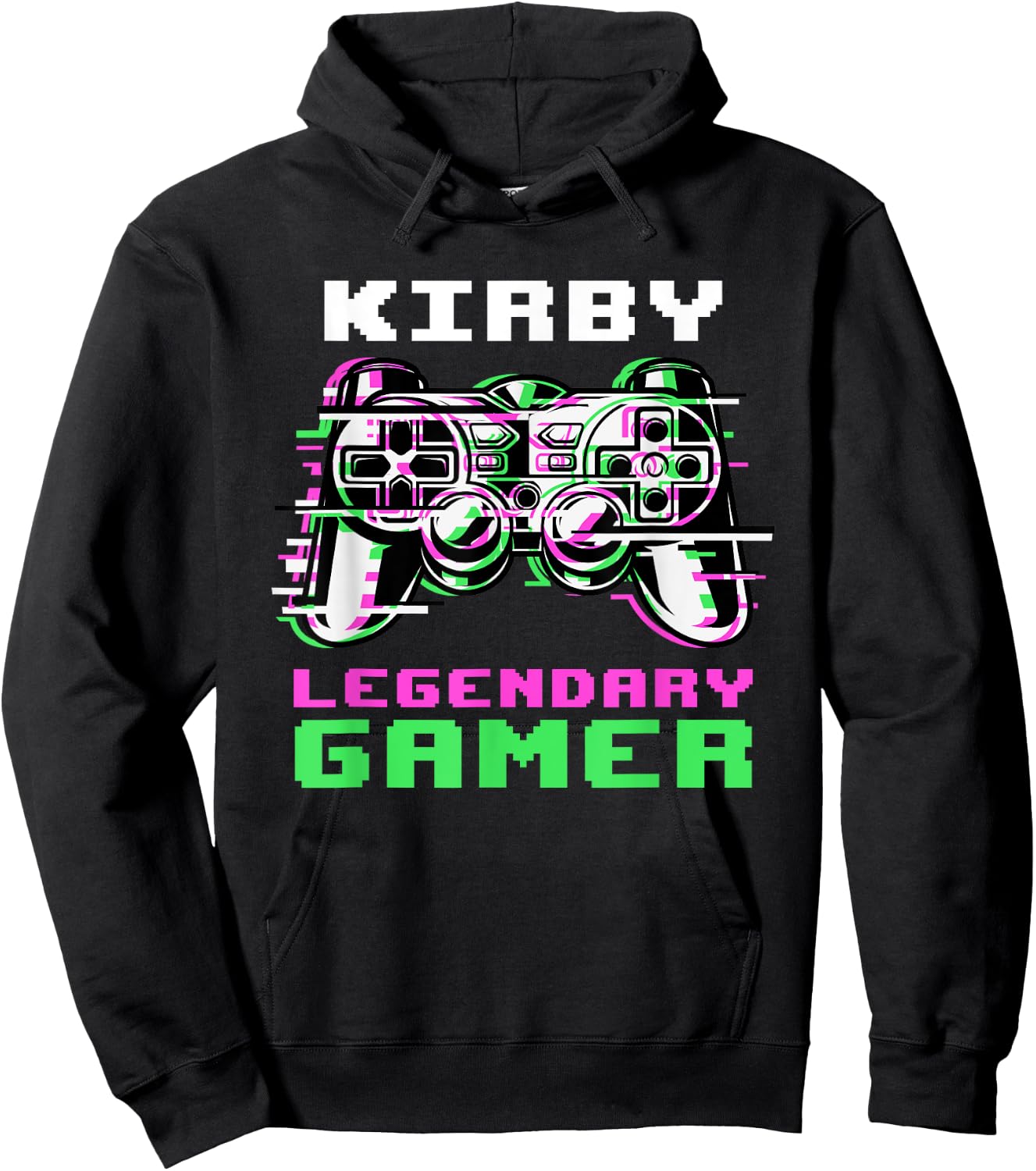 Kirby - Legendary Gamer - Personalized Hoodie - Hoodie | Black