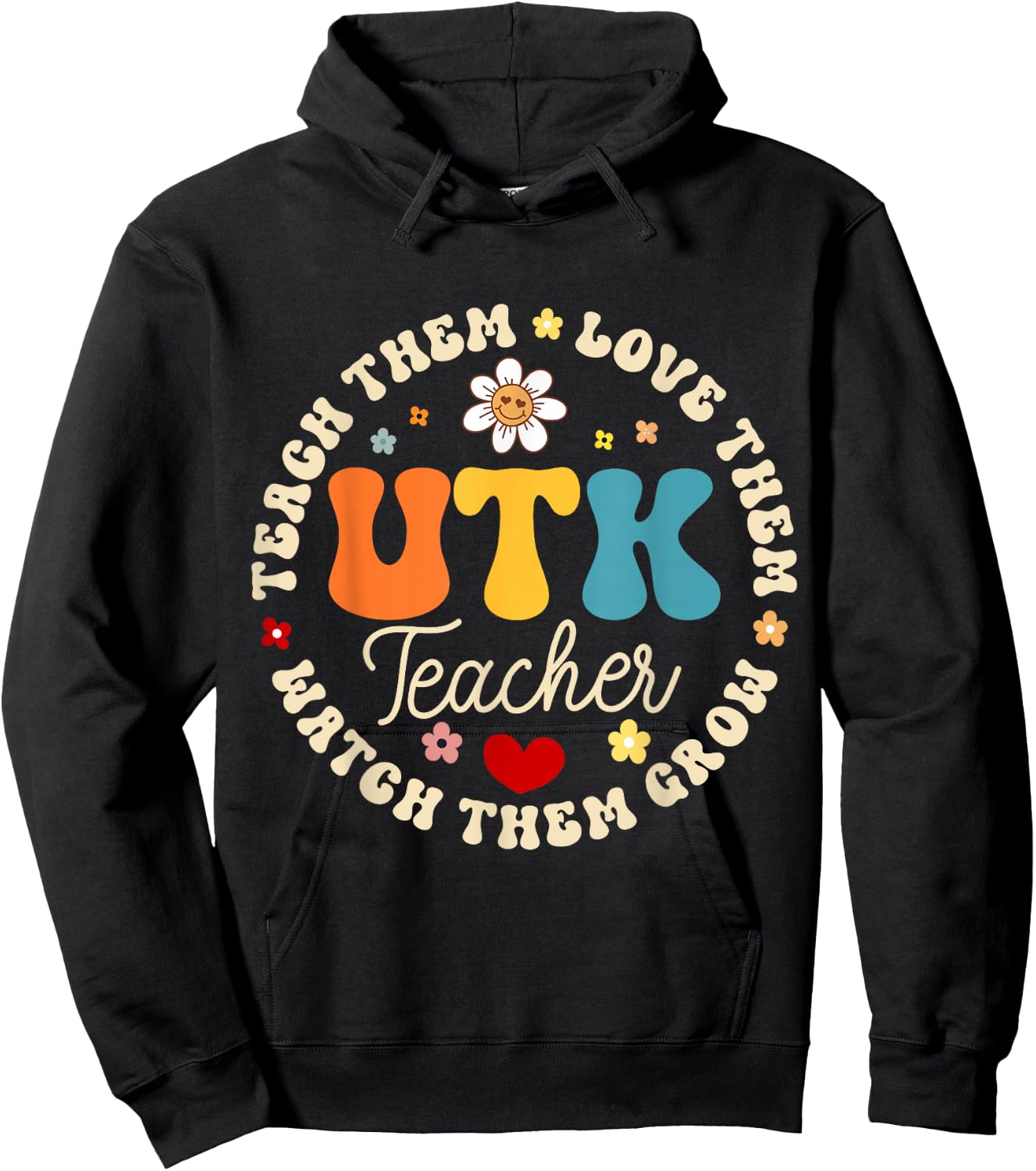 UTK Teacher Universal Transitional Kindergarten Squad Hoodie - Hoodie | Black