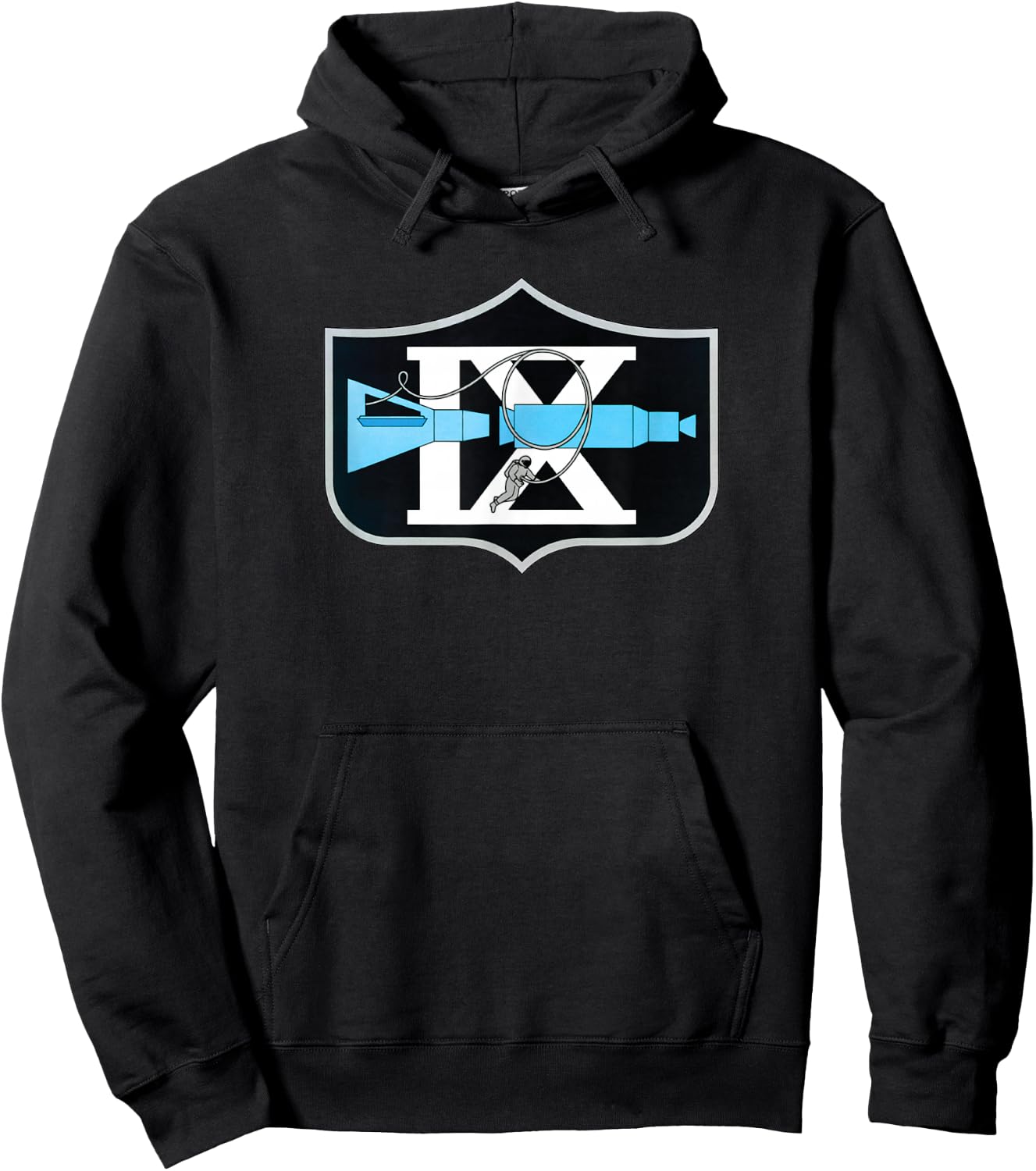 Gemini IX - Project Gemini Crew Missions Patch NASA Hoodie - Hoodie | Black