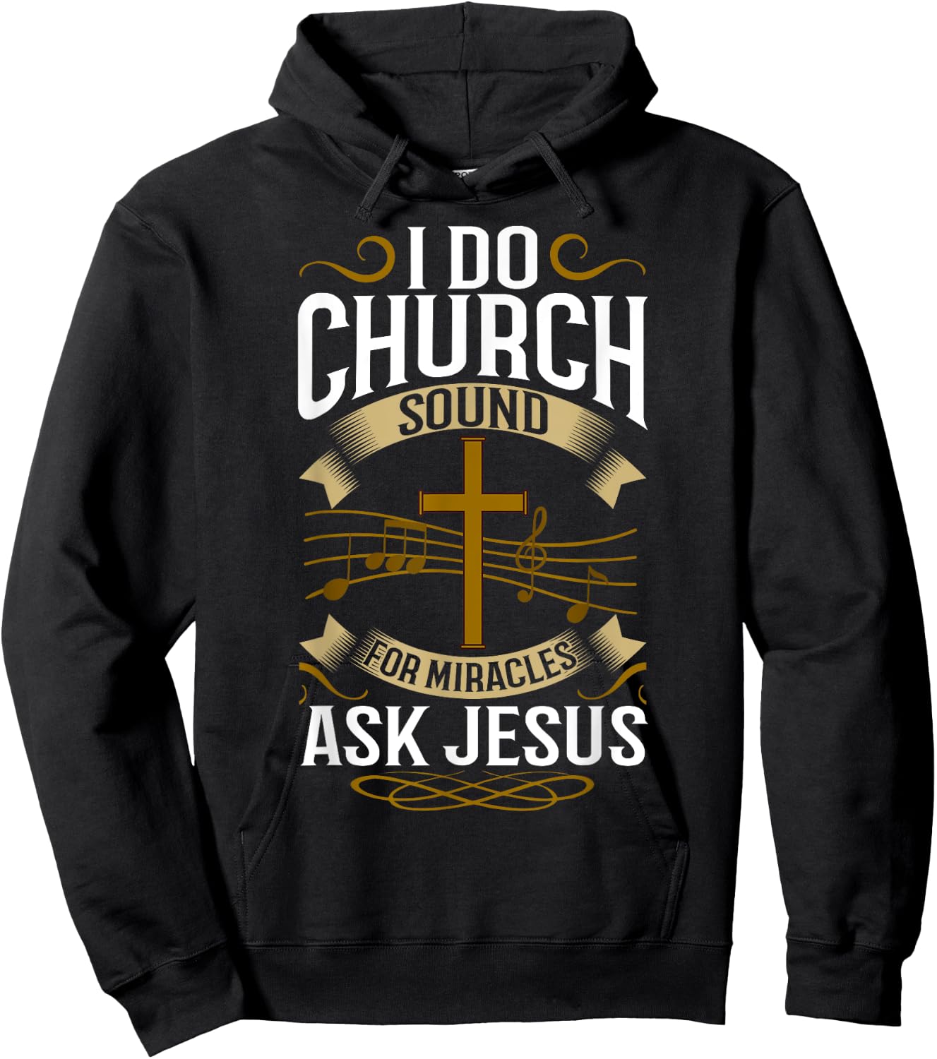 Church Sound Engineer Audio System Music Christian Hoodie - Hoodie | Black