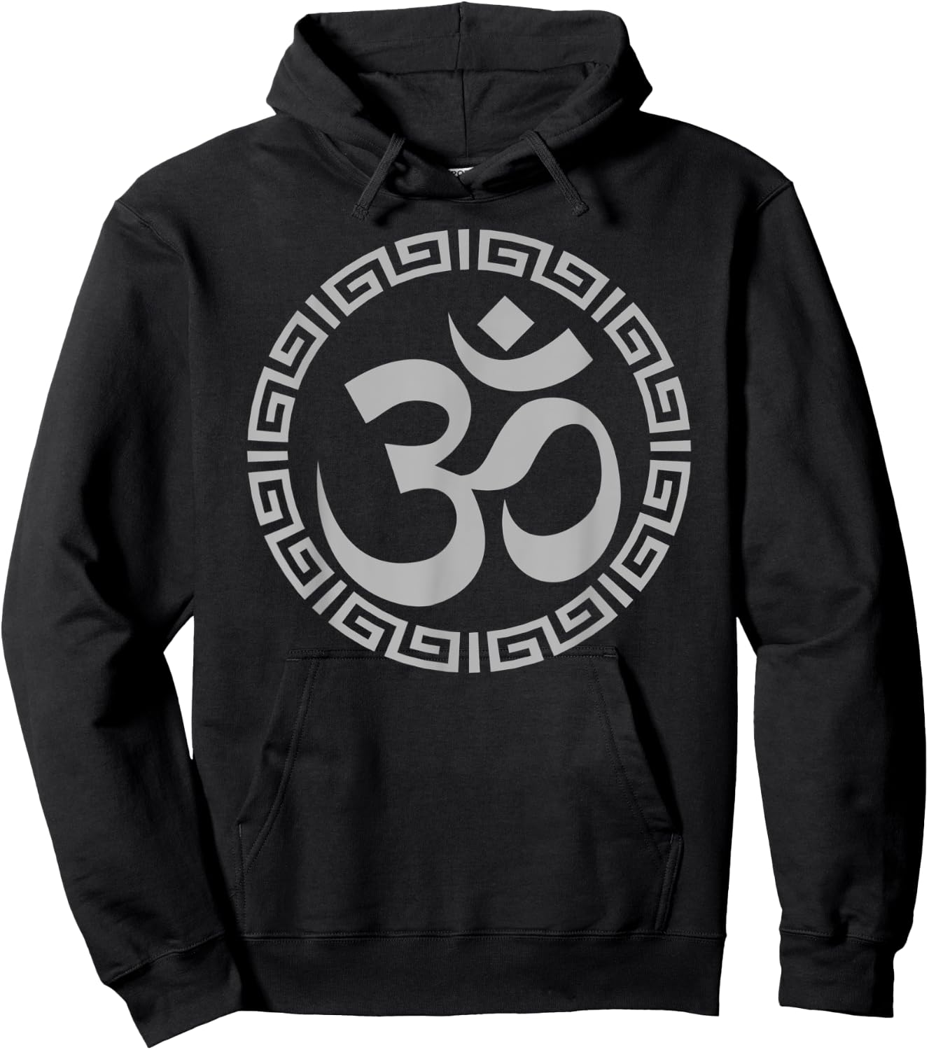 Om Ohm Yoga Symbol Meditation Yoga Hoodie - Hoodie | Black