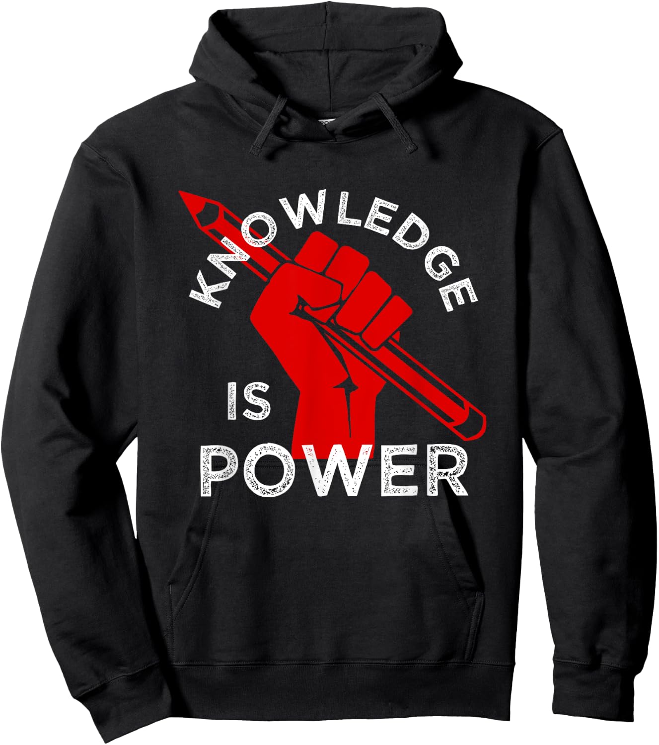 Resist | Education Resistance | Knowledge is Power Hoodie - Hoodie | Black