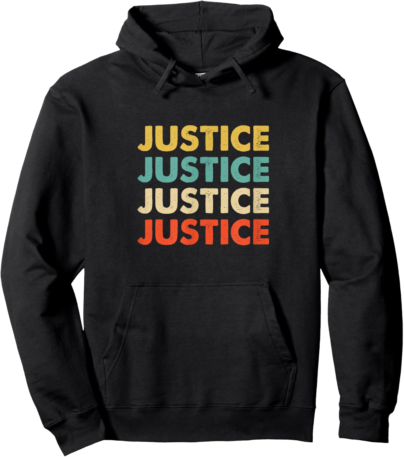 Justice Name Hoodie - Hoodie | Black