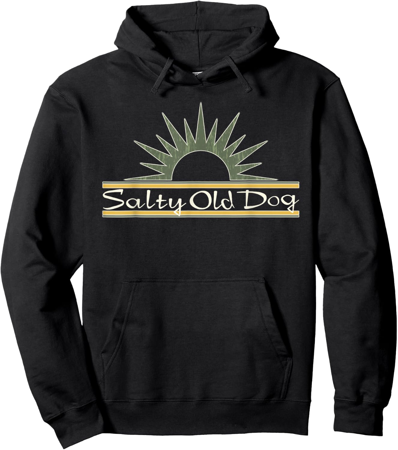 Salty Old Dog Hoodie - Hoodie | Black