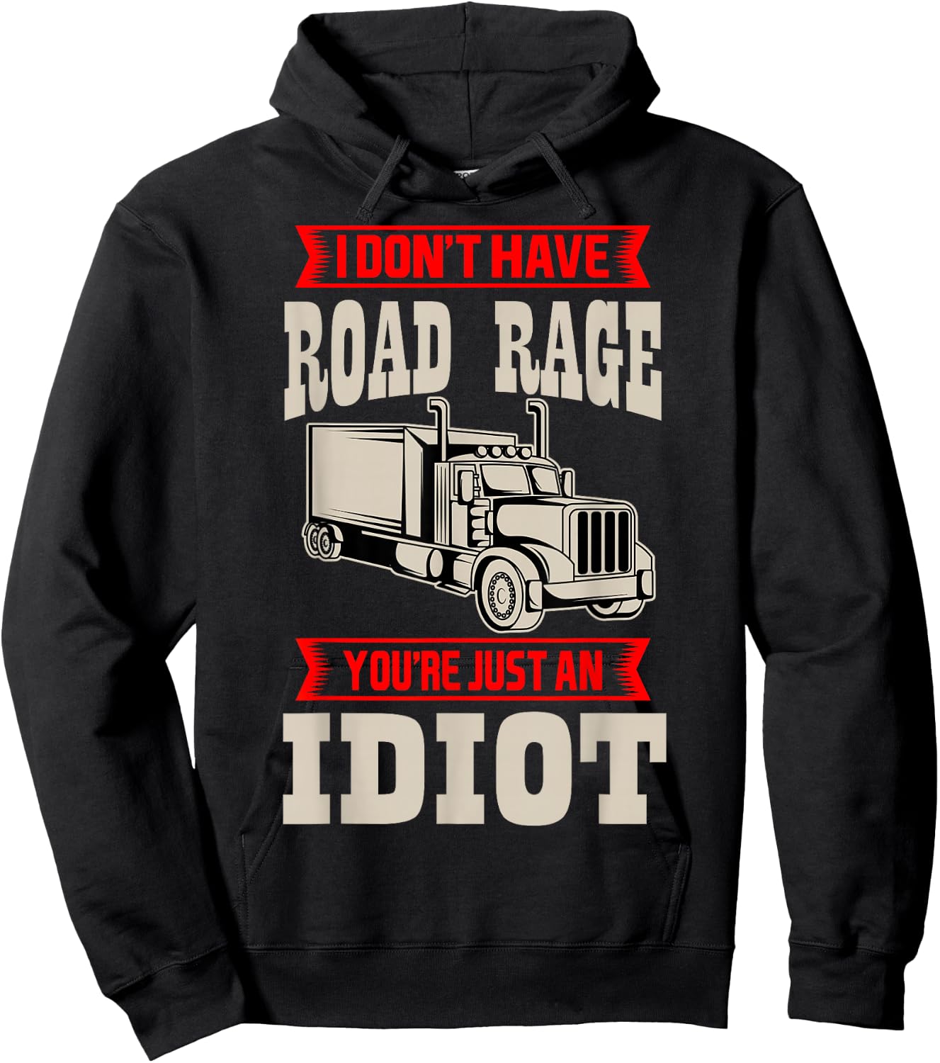 Truck Driver Trucker LGV Truckie Driving Vehicle Teamster Hoodie - Hoodie | Black