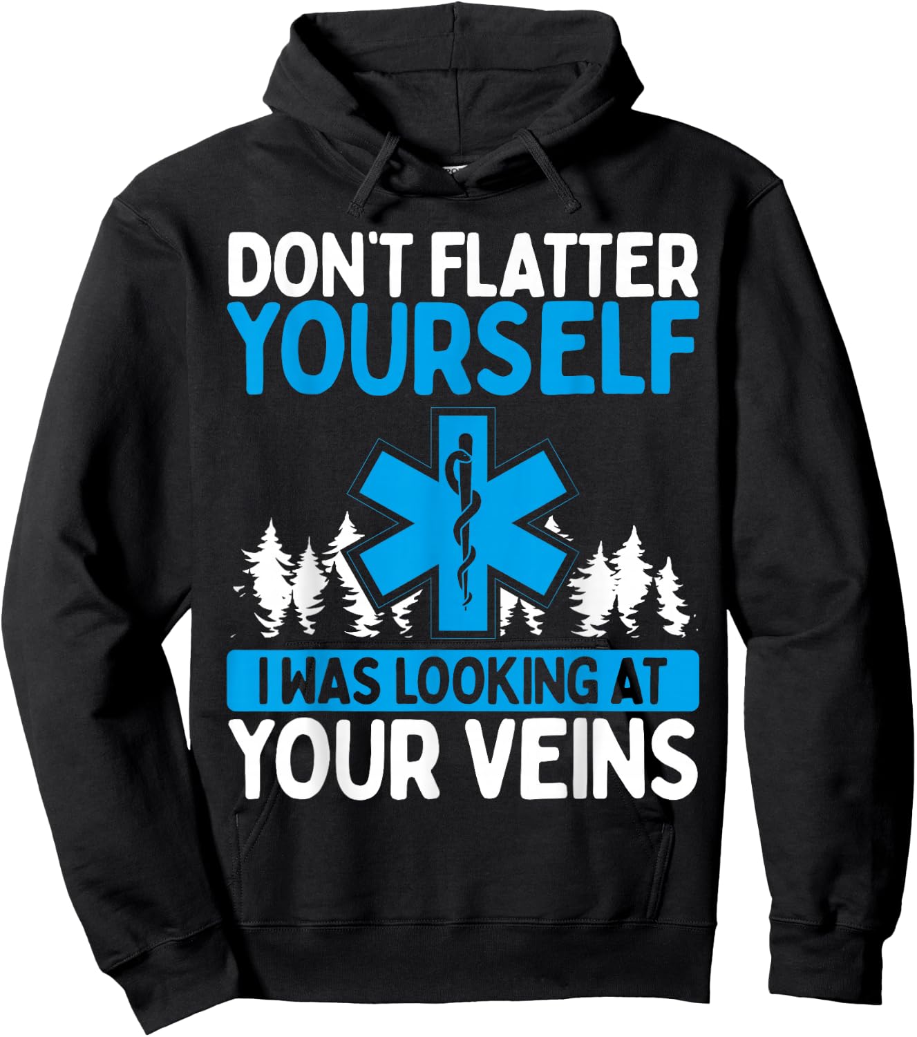 National EMS Week Emergency Medical Technician Funny Paramedic EMT Healthcare Hoodie - Hoodie | Black