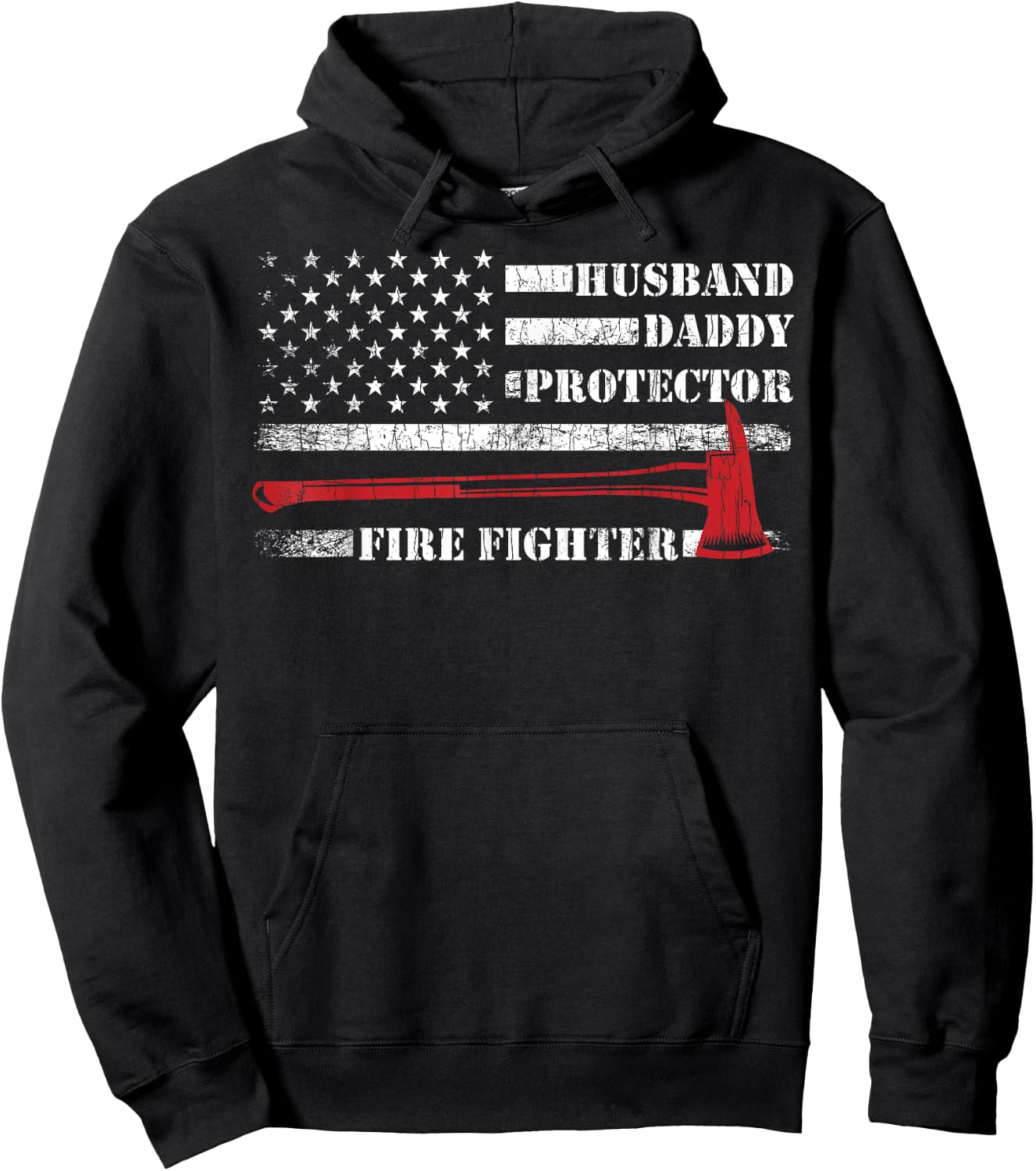 Firefighter Funny Firemen Fire Truck Graphic Hoodie - Hoodie | Black