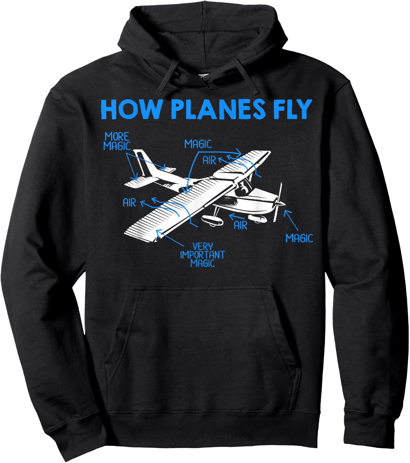 Private Pilot Aerospace Engineer How Planes Fly Engineering Hoodie - Hoodie | Black