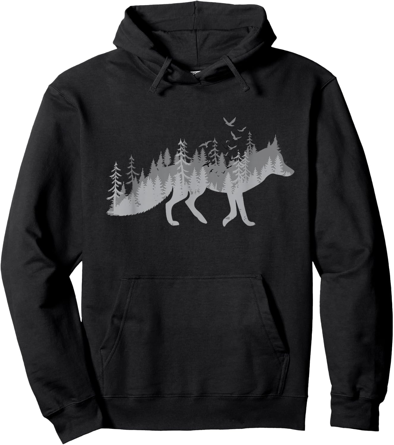 Nature Fox Forest - Zookeeper Wildlife Animal Lover Small Hoodie - Hoodie | Black