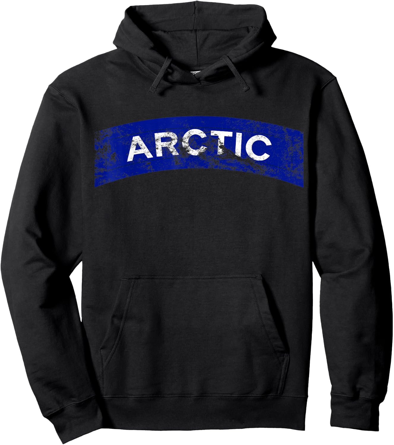 Army Arctic Tab - Vintage worn look Hoodie - Hoodie | Black