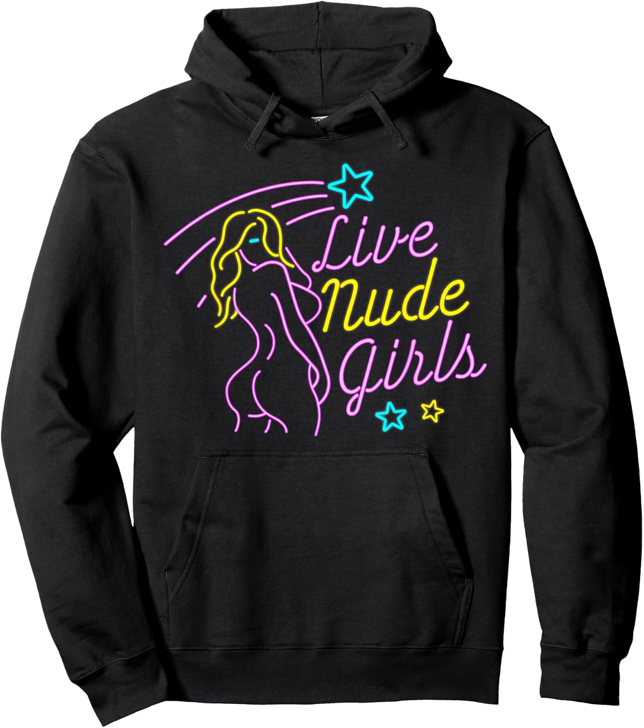 Live Nude Girls - Strip Club Hoodie - Hoodie | Black
