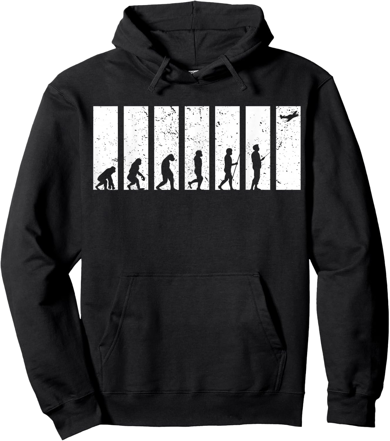 Evolution Model Flying Funny RC Airplane Aviator Gifts Hoodie - Hoodie | Black