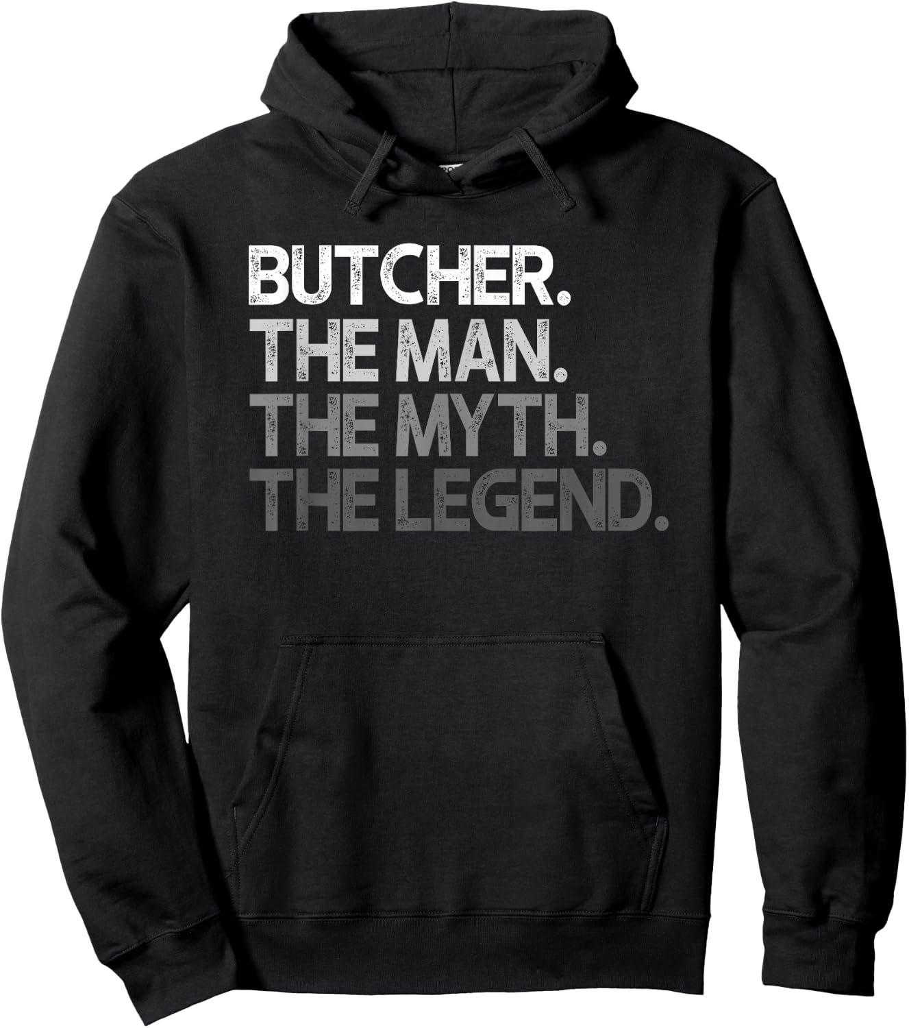 Butcher Gift The Man Myth Legend Hoodie - Hoodie | Black