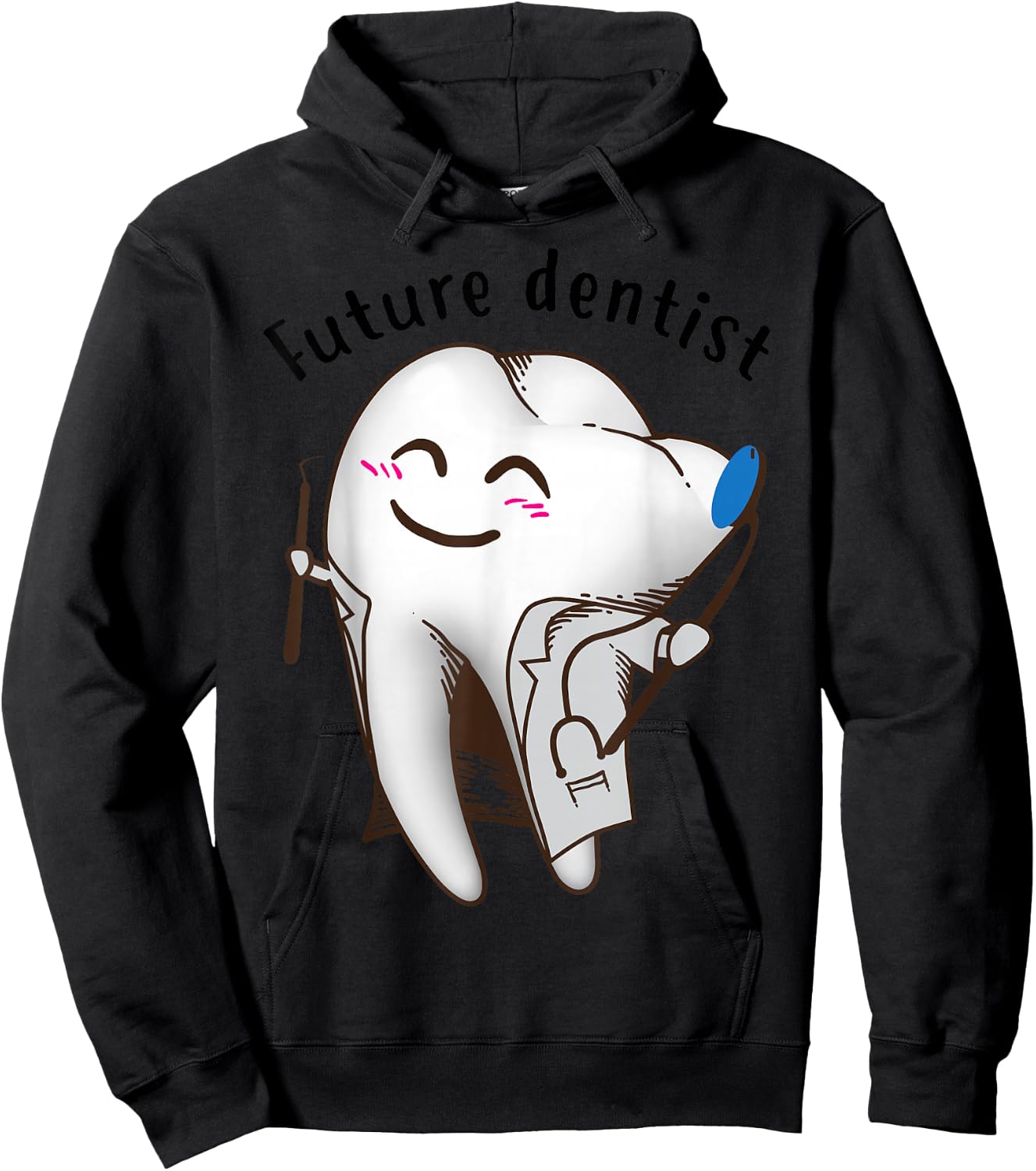 Cute Future Dentist Birthday For Dentistry Students Hoodie - Hoodie | Black