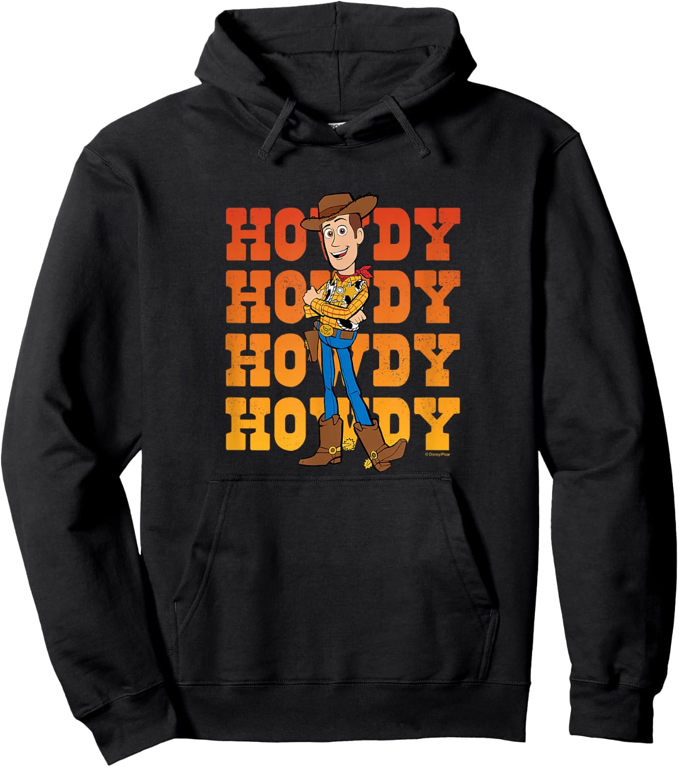 Toy Story - Woody Howdy Hoodie - Hoodie | Black