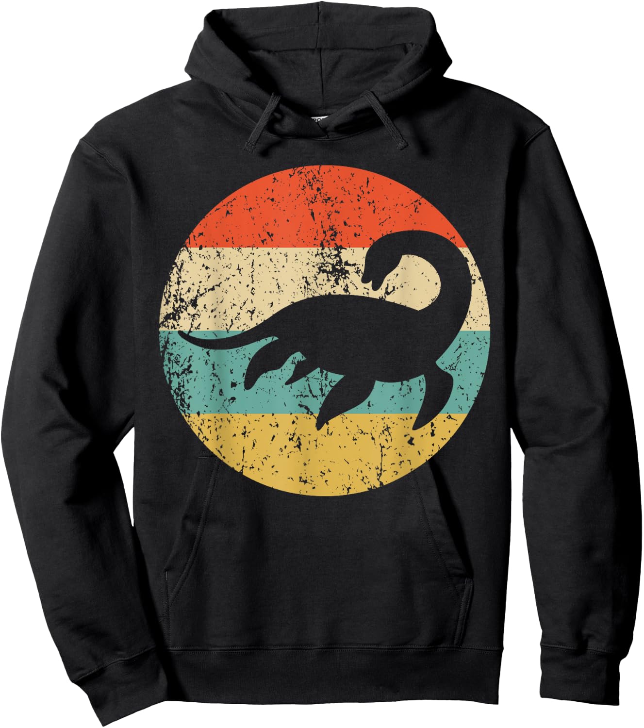 Loch Ness Monster Retro Nessie Hoodie - Hoodie | Black