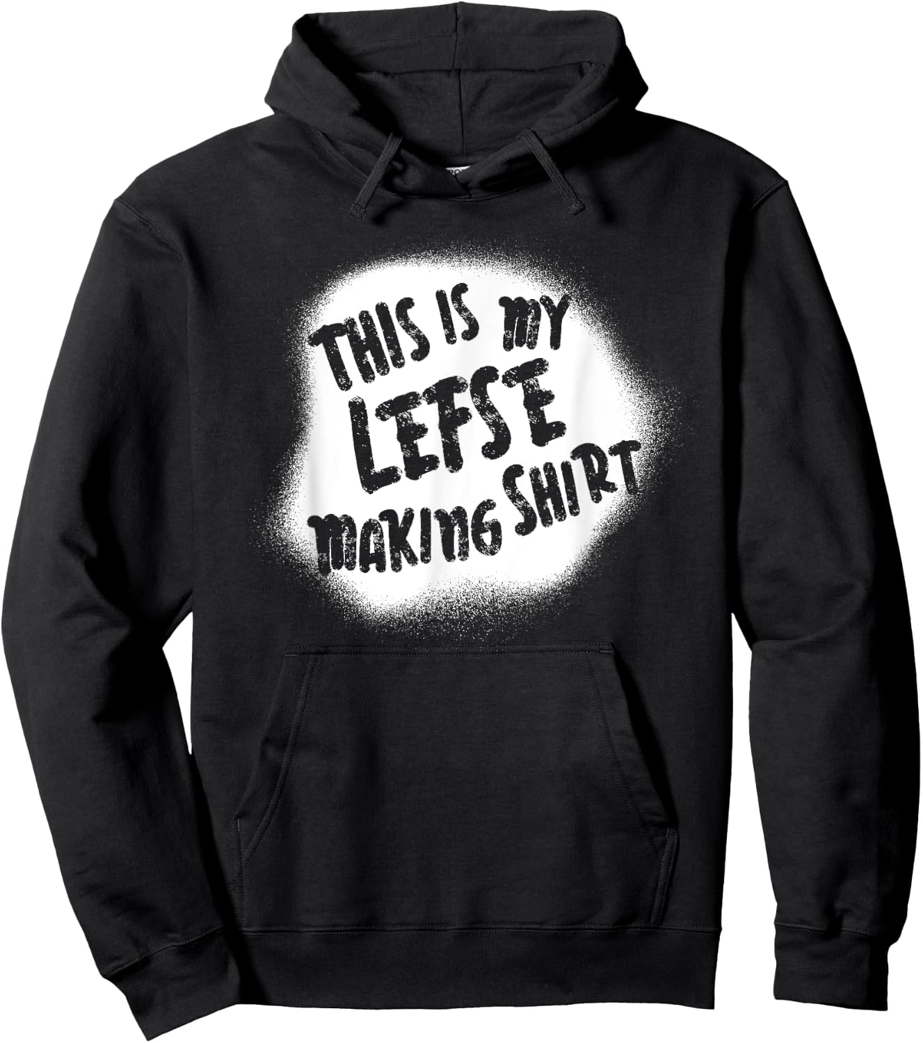 This Is My Lefse Making Shirt Norwegian Christmas Hoodie - Hoodie | Black