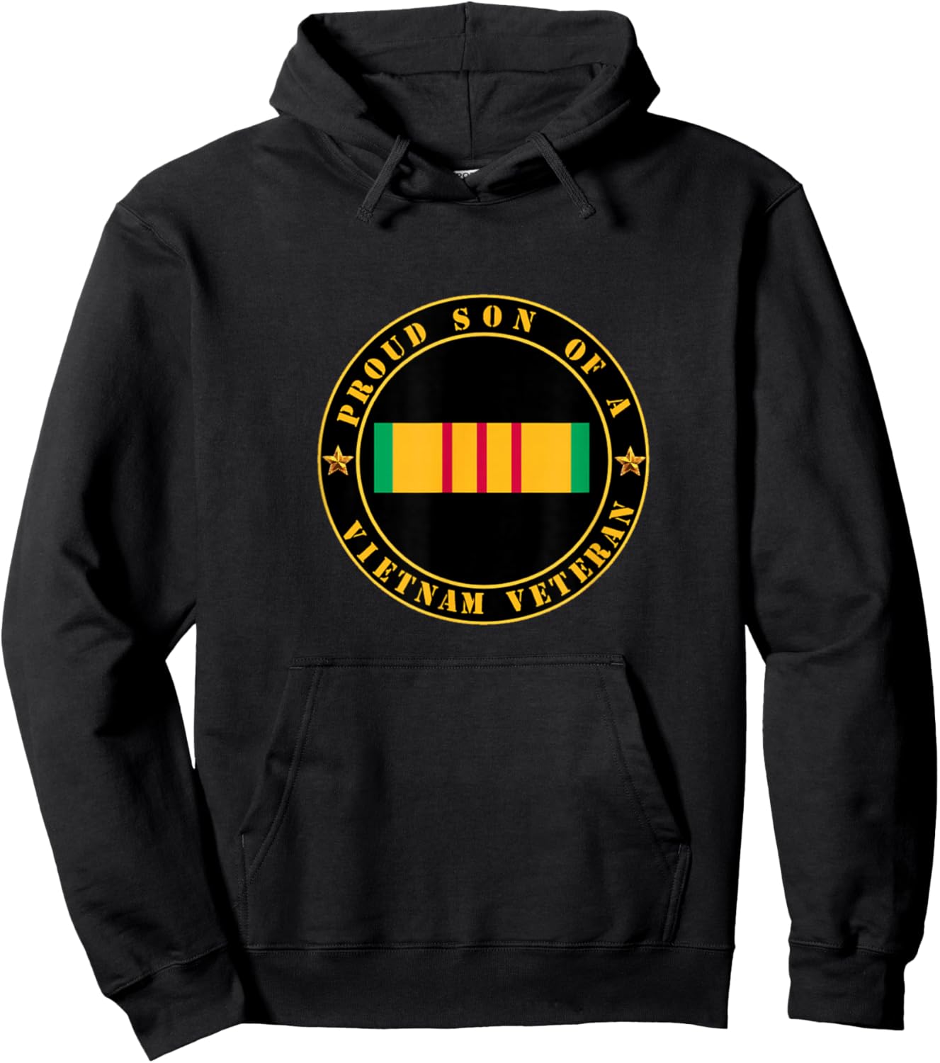 Proud Son of a Vietnam Veteran necklace - Viet Vet army Hoodie - Hoodie | Black