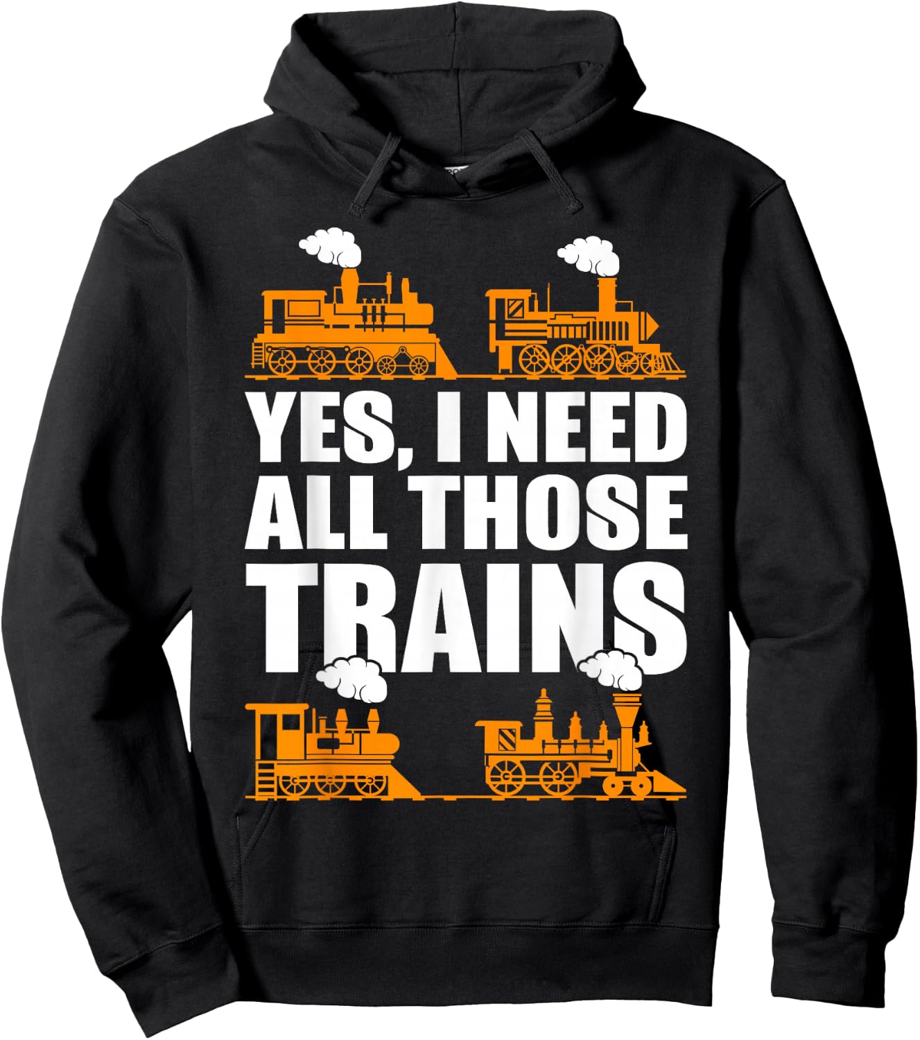 Train Collector Funny Model Train Small Hoodie - Hoodie | Black