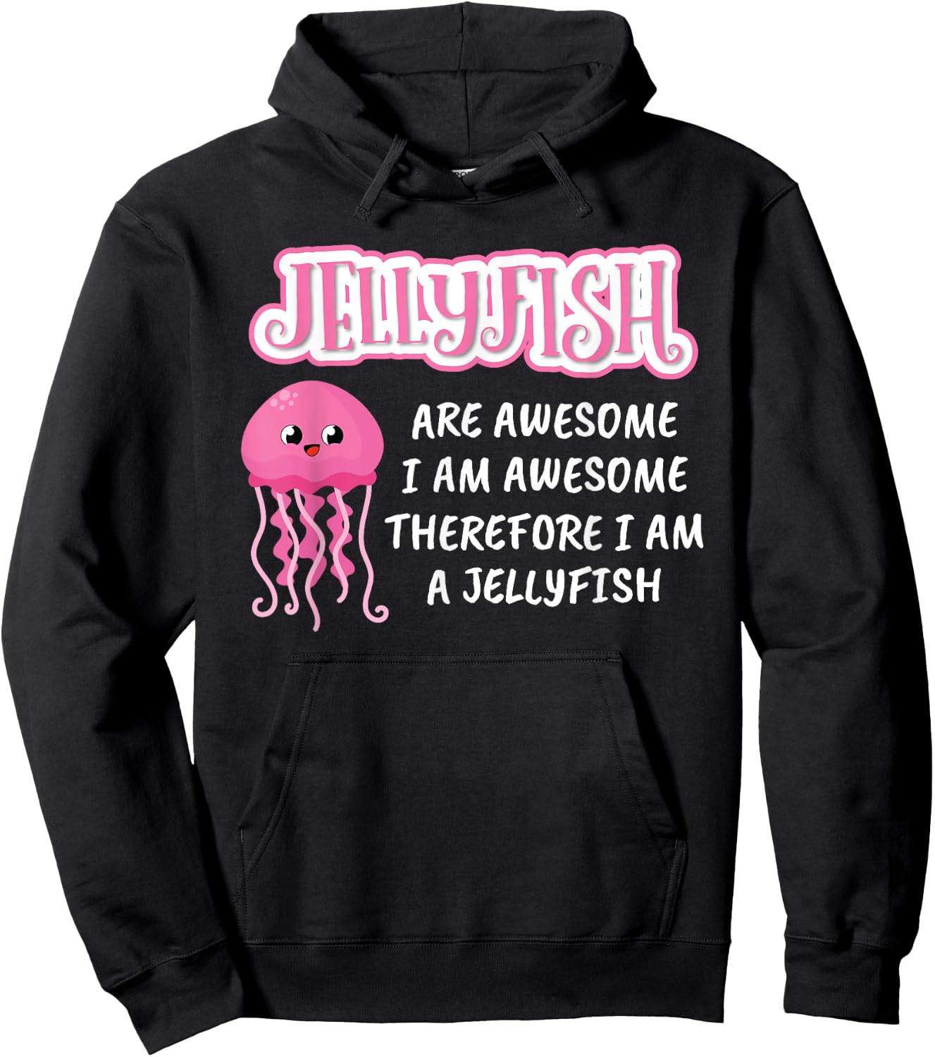 Kids Beach Jellyfishes Are Awesome Art Dress Gift Jellyfish Hoodie - Hoodie | Black