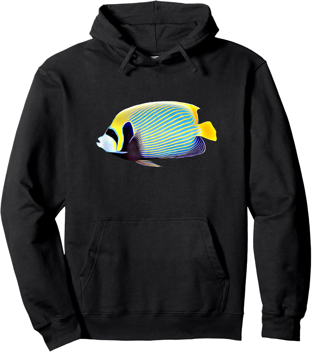 Emperor Angelfish Saltwater reef aquarium fish tank shirt Hoodie - Hoodie | Black