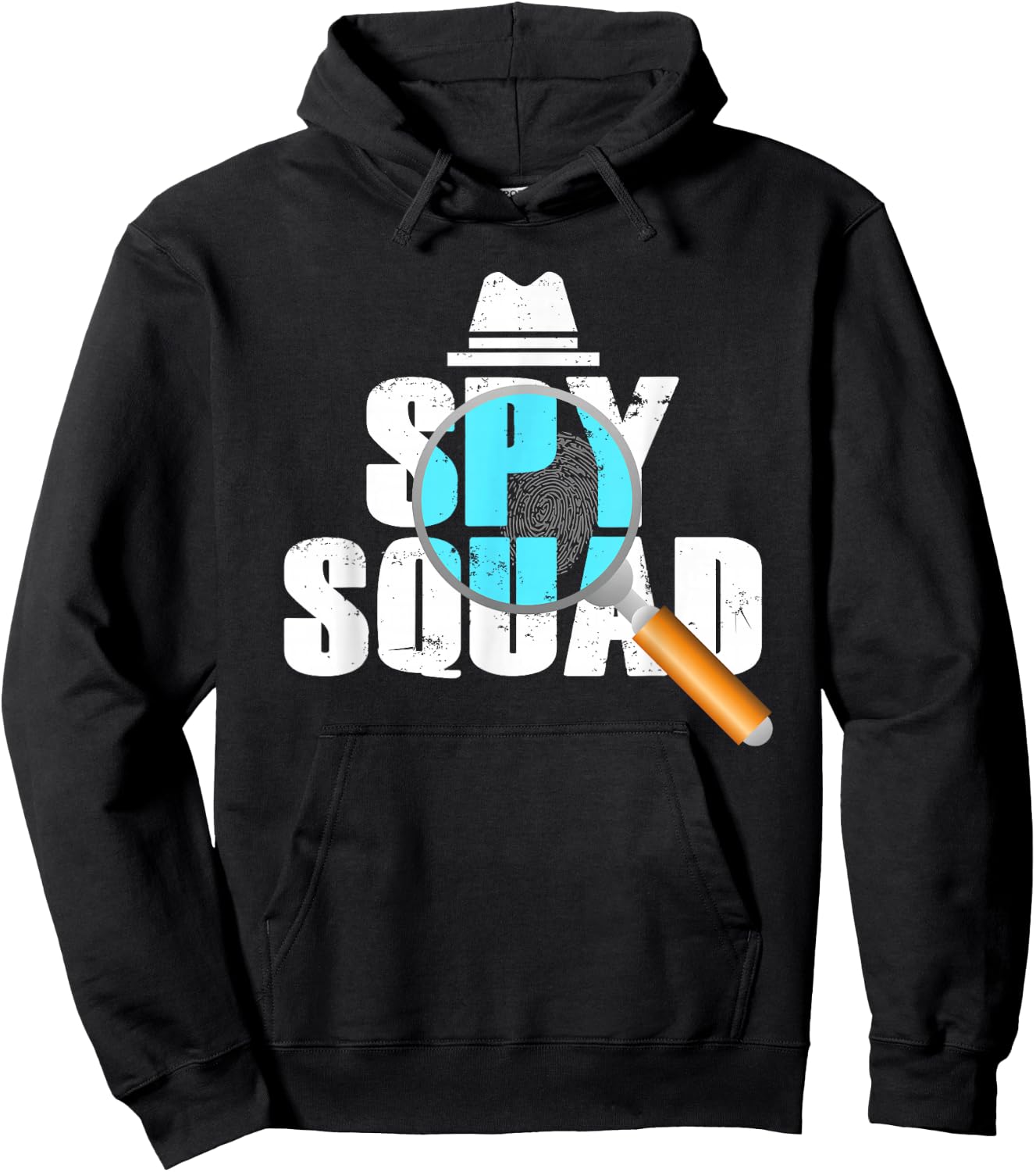 Spy Squad Police Crime Investigator Private Detective Team Hoodie - Hoodie | Black