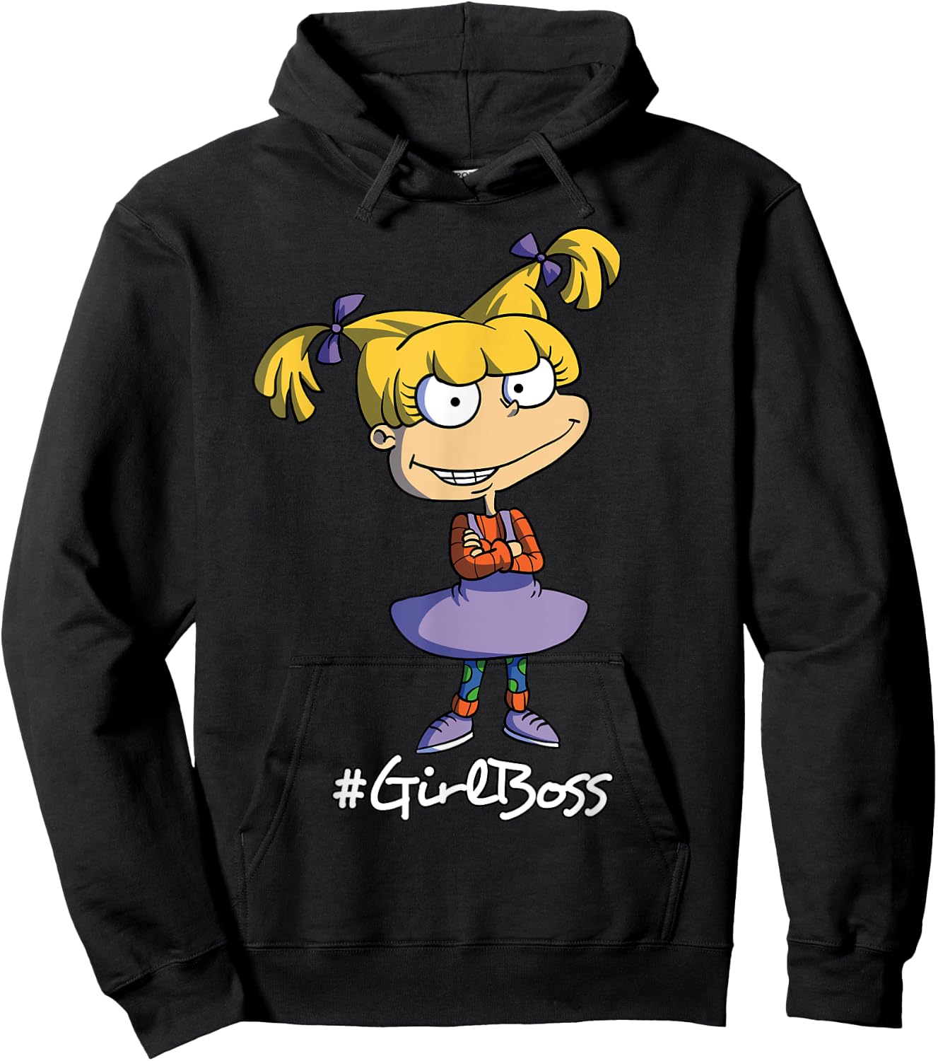 Mademark x Rugrats - Angelica Pickles Girl Boss Rugrats Hoodie - Hoodie | Black