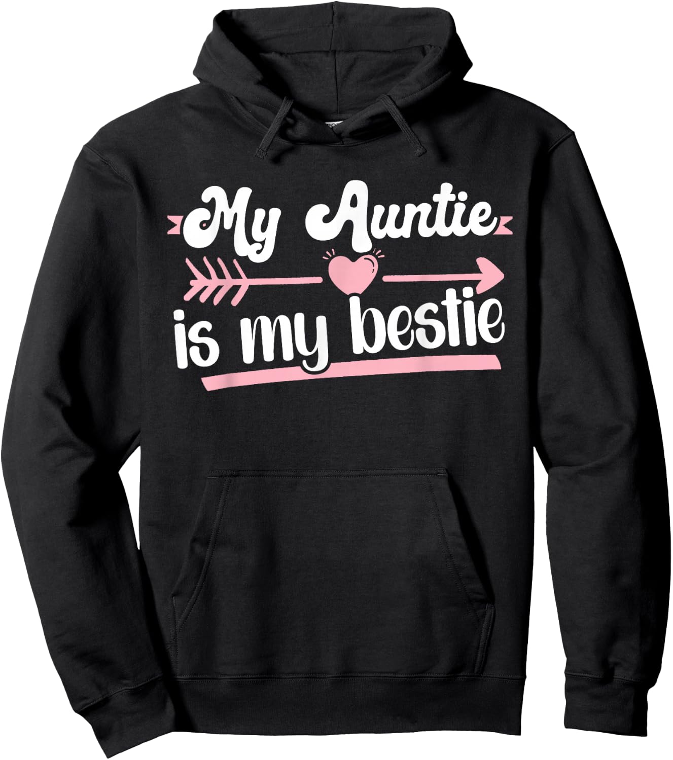 My Auntie Is My Bestie Aunt And Niece Hoodie - Hoodie | Black