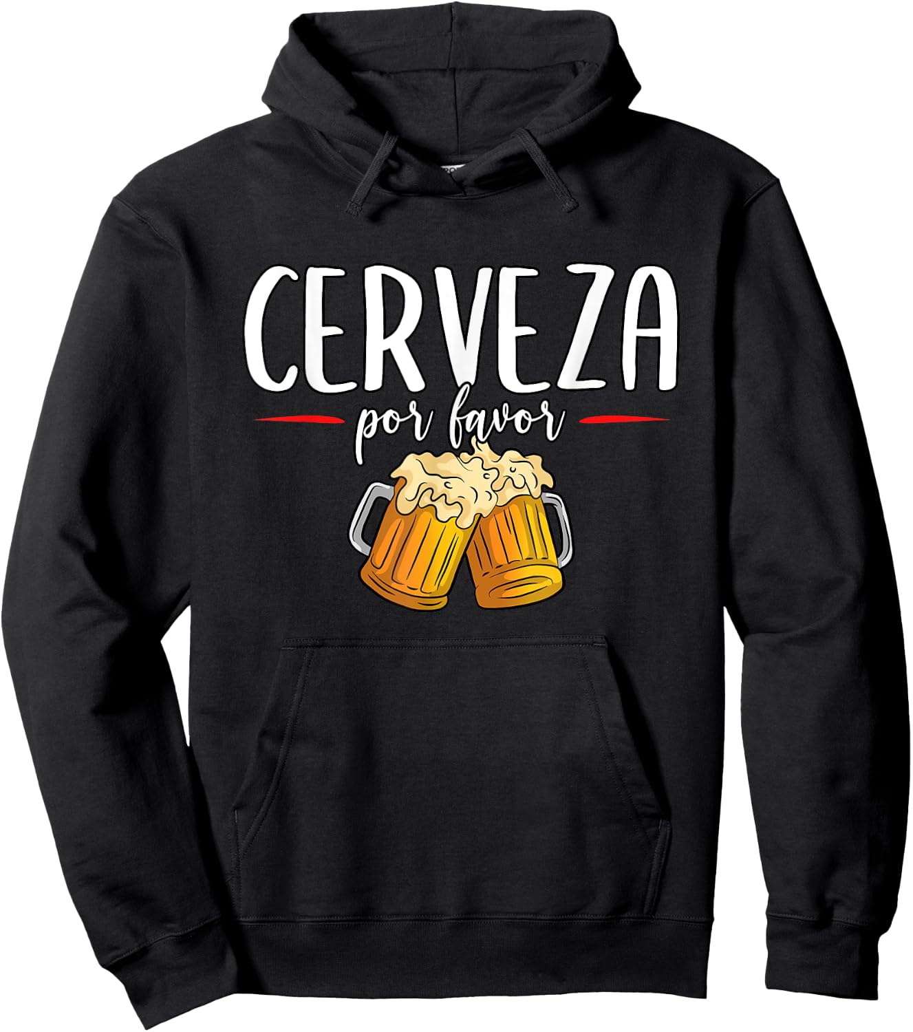 Cerveza Por Favor Beer Cinco De Mayo Mexico Hoodie - Hoodie | Black