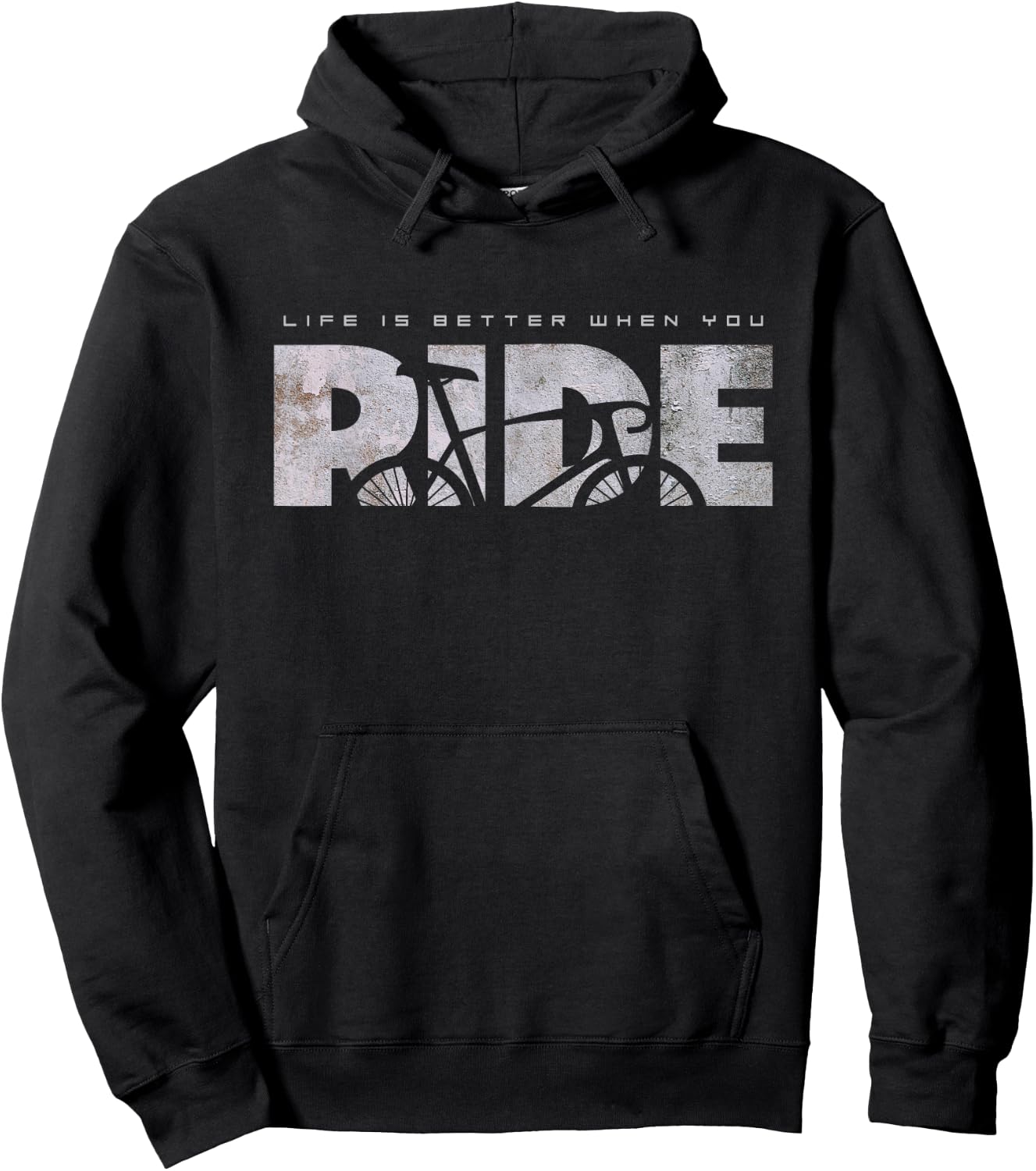 Road Biking Bicycle Cycling Hoodie - Hoodie | Black