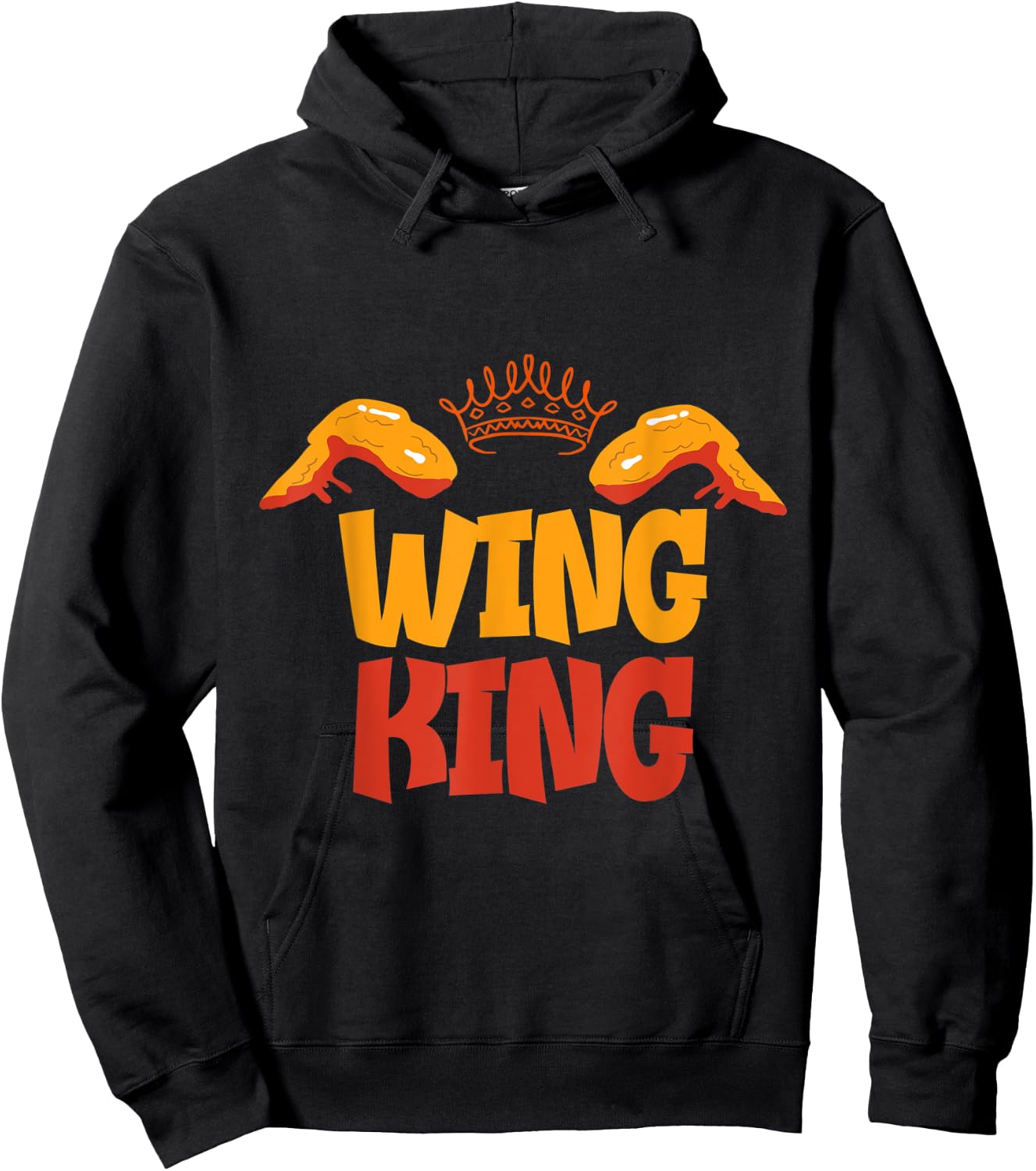 Chicken Wing King Lover Hoodie - Hoodie | Black