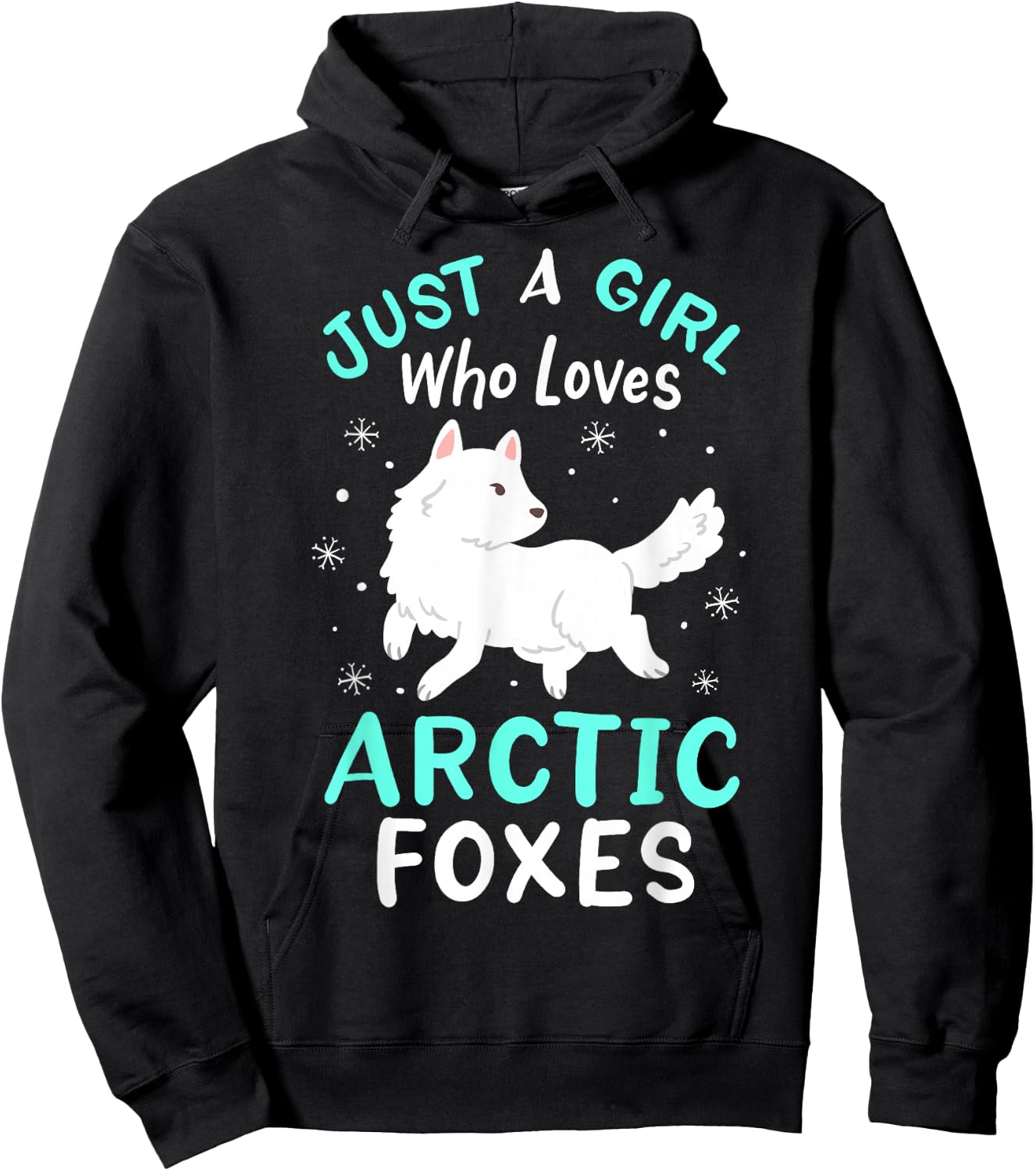 Arctic Foxes Just a Girl Who Loves Arctic Foxes Hoodie - Hoodie | Black