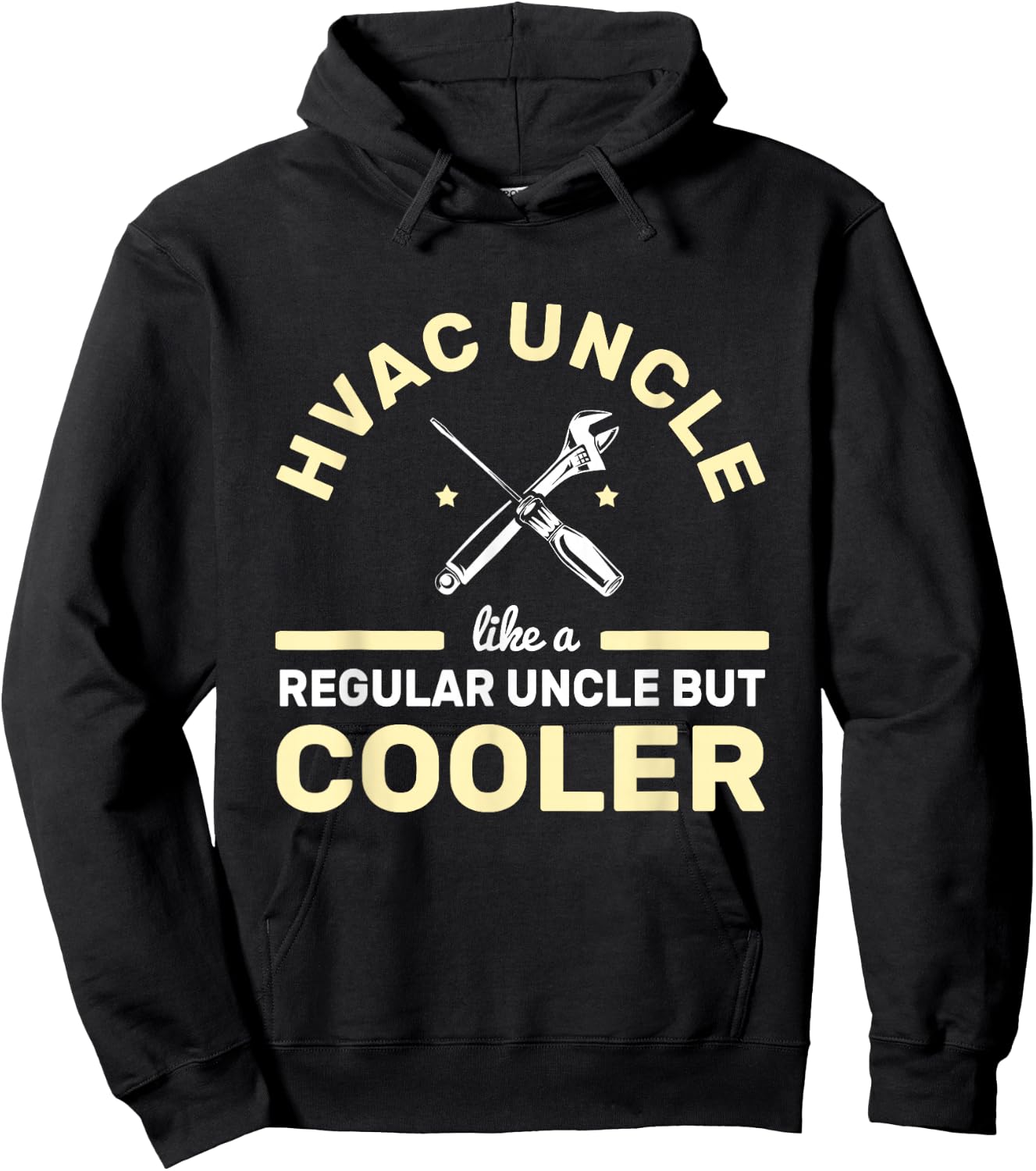 HVAC Uncle Like Regular But Cooler Ventilation HVAC Hoodie - Hoodie | Black