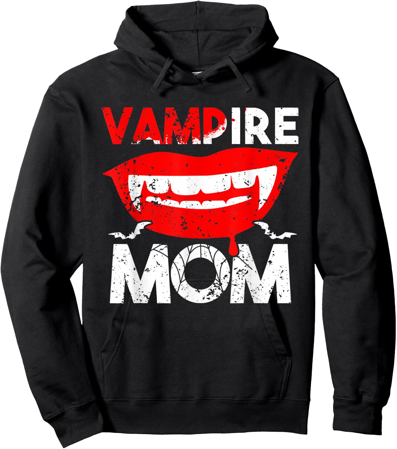 Vampire Mom Scary Halloween Mother Halloween Family Party Hoodie - Hoodie | Black