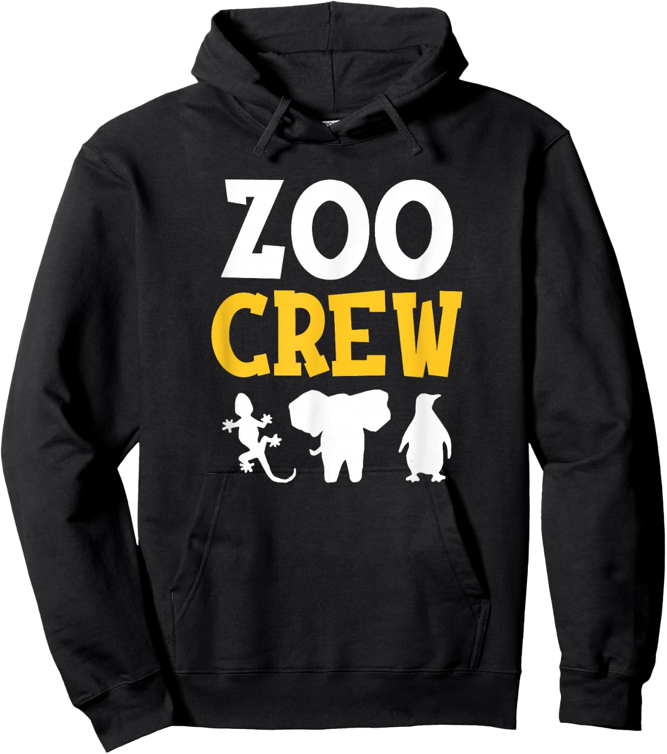 Cool Zoo Crew Shirt for Kids or Adults Zoo Hoodie - Hoodie | Black
