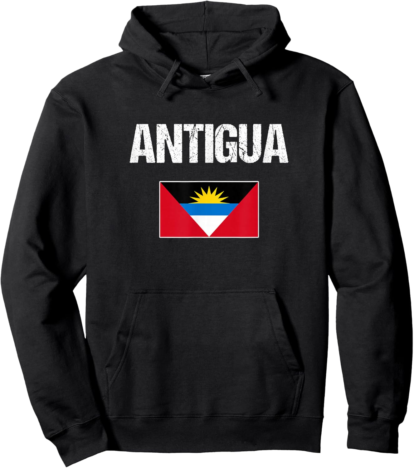 Antigua Antigua and Barbuda Flag Men Women Youth Kid Hoodie - Hoodie | Black