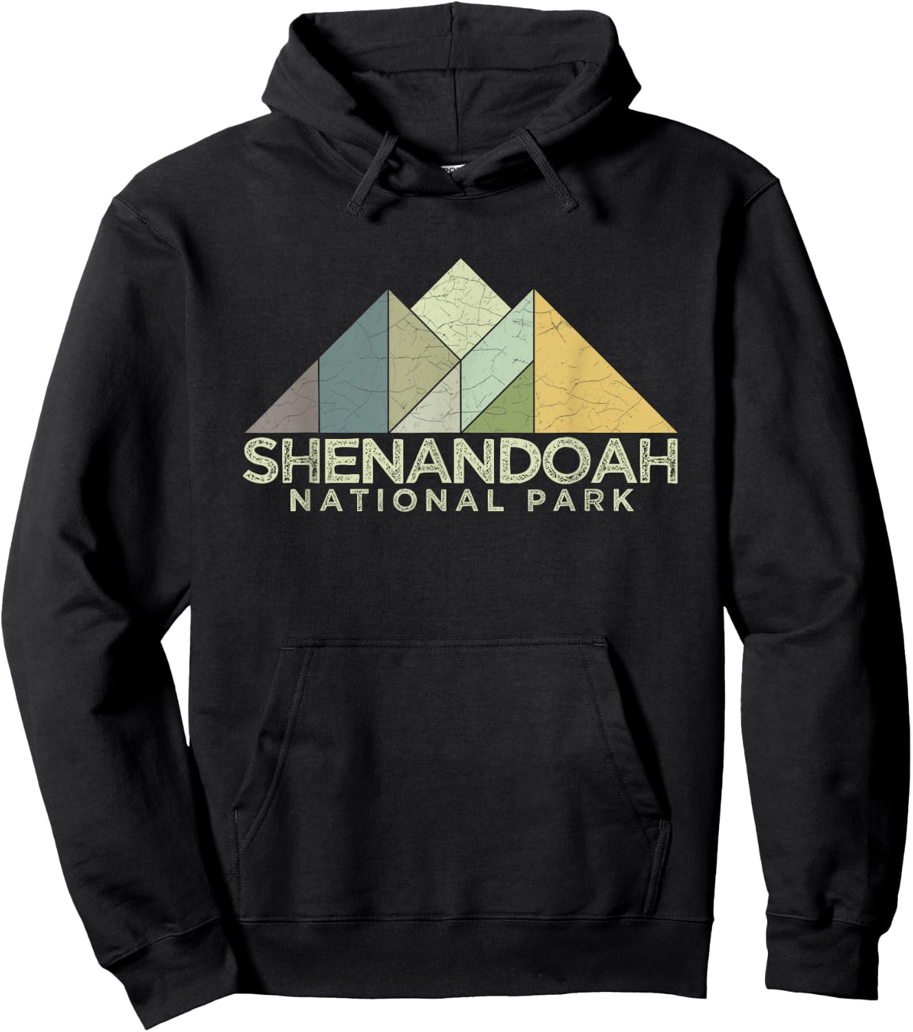 Vintage Shenandoah National Park Retro Hoodie - Hoodie | Black