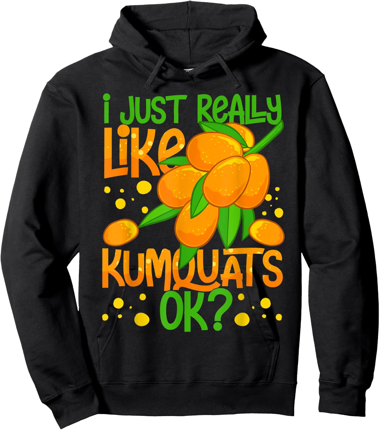 Kumquat Tree Fruit Recipes Orange Plant Marmalade Hoodie - Hoodie | Black